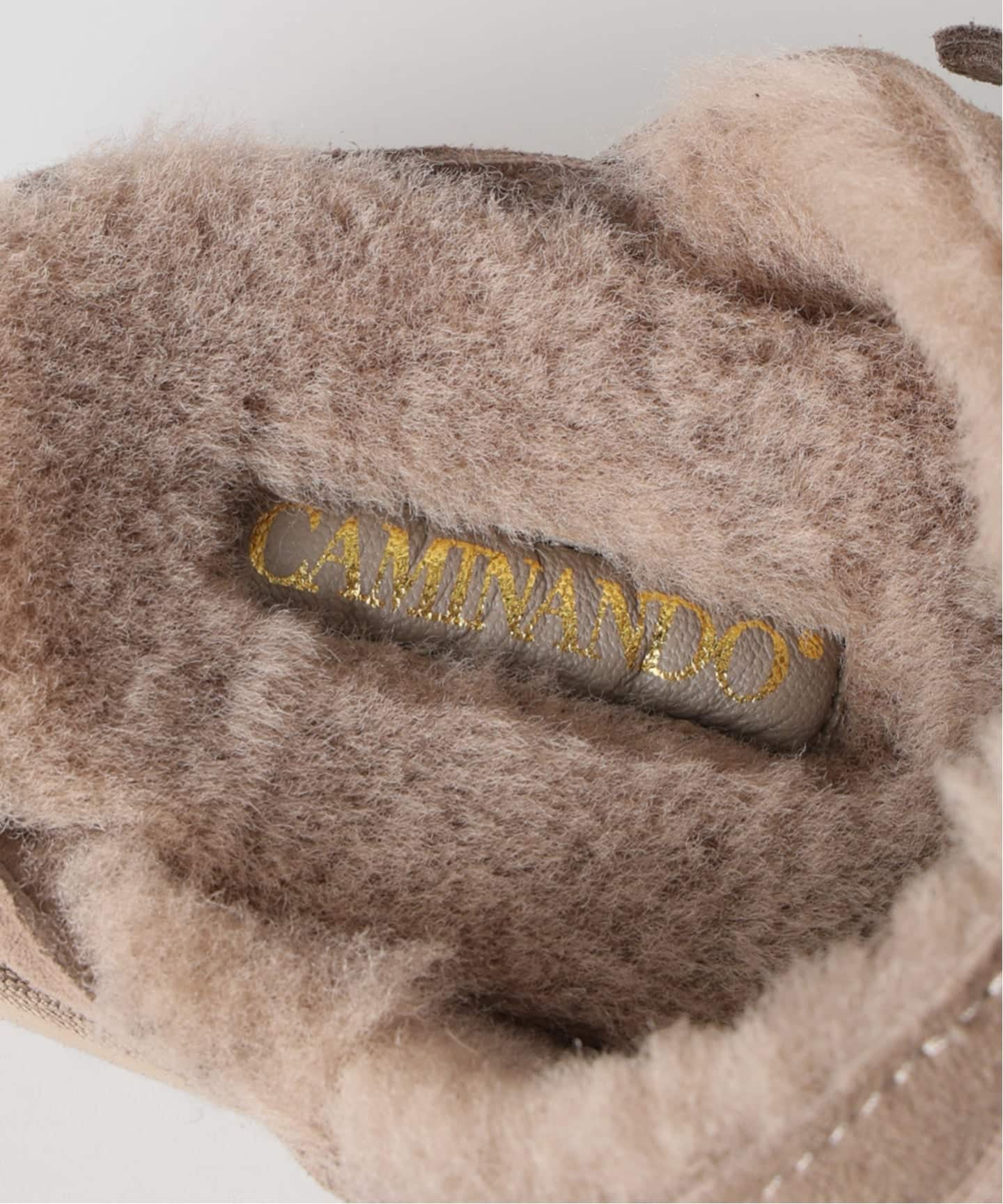 予約》CAMINANDO / カミナンド 別注 W STRAP FUR サンダル（サンダル