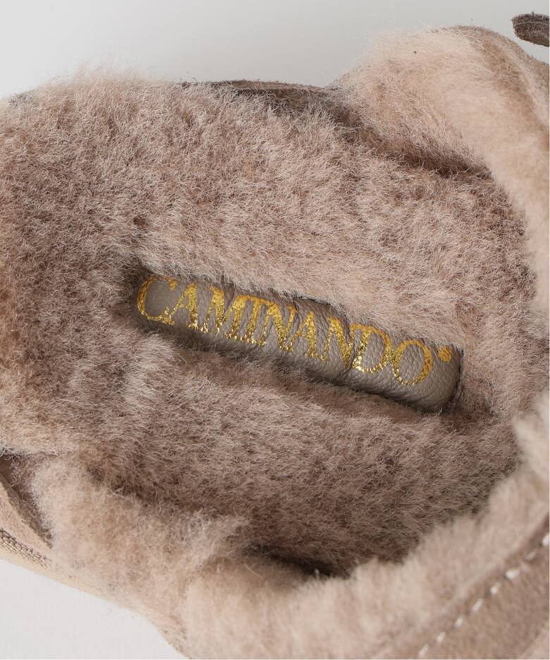 予約》CAMINANDO / カミナンド 別注 W STRAP FUR サンダル（サンダル 