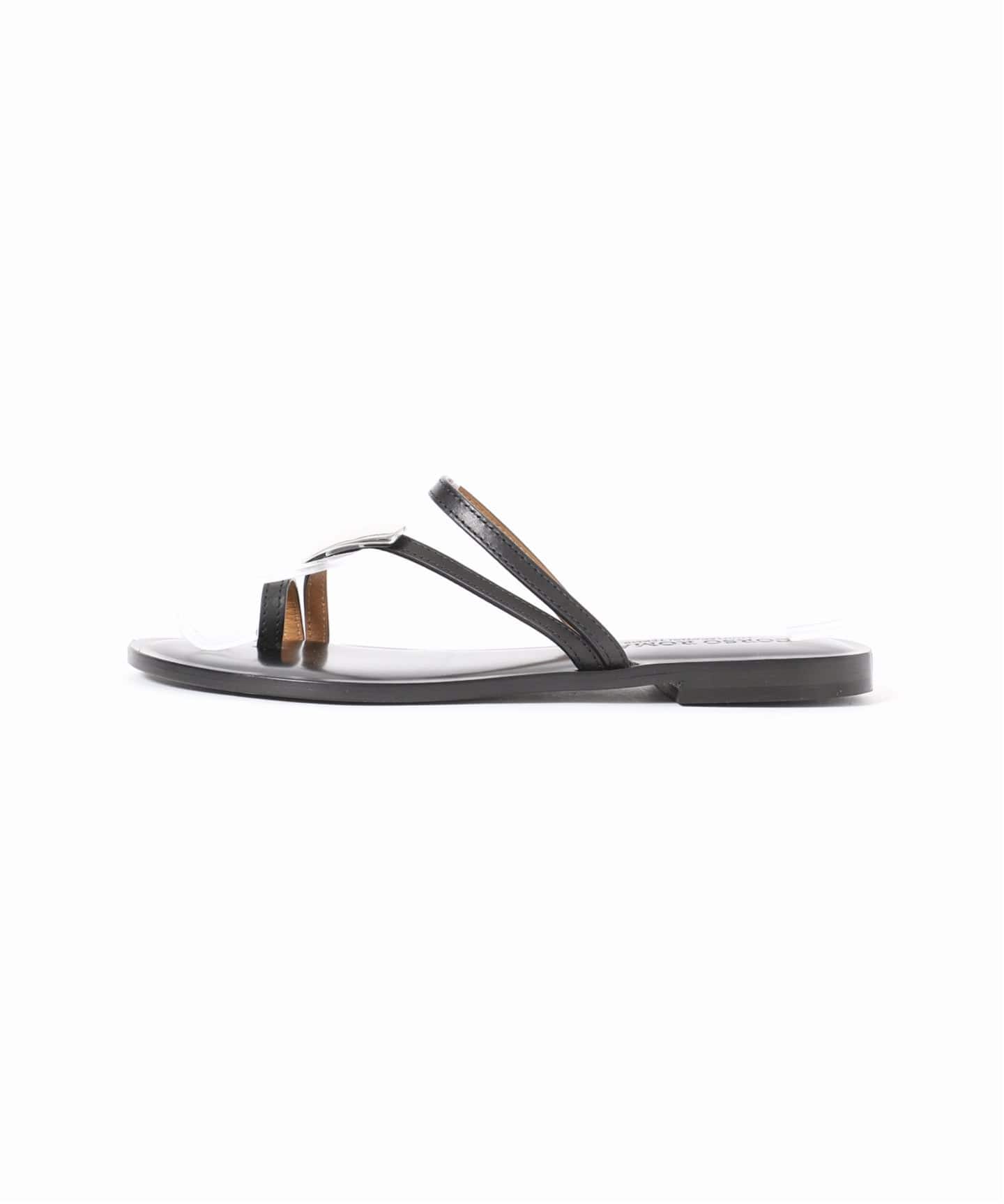 【Plage】 CORSO ROMA 別注 ミュール 38 新品未使用品 箱付き 予約》CORSO ROMA 9 / コルソローマ 別注 METAL LINE THONG サンダル