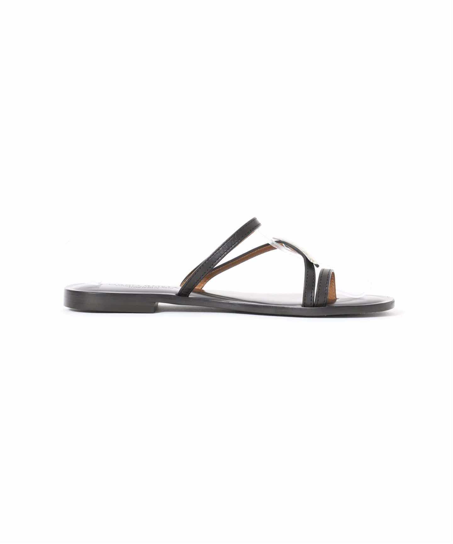 【Plage】 CORSO ROMA 別注 ミュール 38 新品未使用品 箱付き CORSO ROMA 9 / コルソローマ 別注 METAL LINE THONG サンダル
