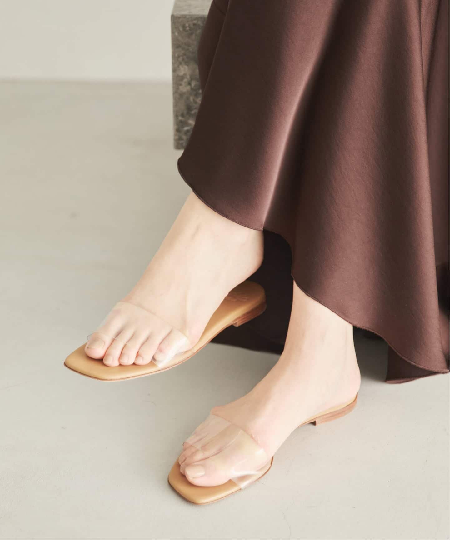 ilSandalo of Capri /イルサンダロオブカプリ 別注 NUDE サンダル