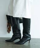 《予約》NEBULONI.E ネブローニ Long Boots H;5.5cm Nappa 7719C AGU