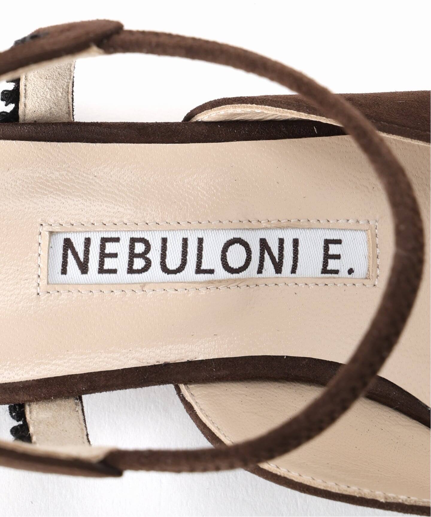 NEBULONI.E ネブローニ Flat Sandal H;2,2cm Camo 7624（フラット