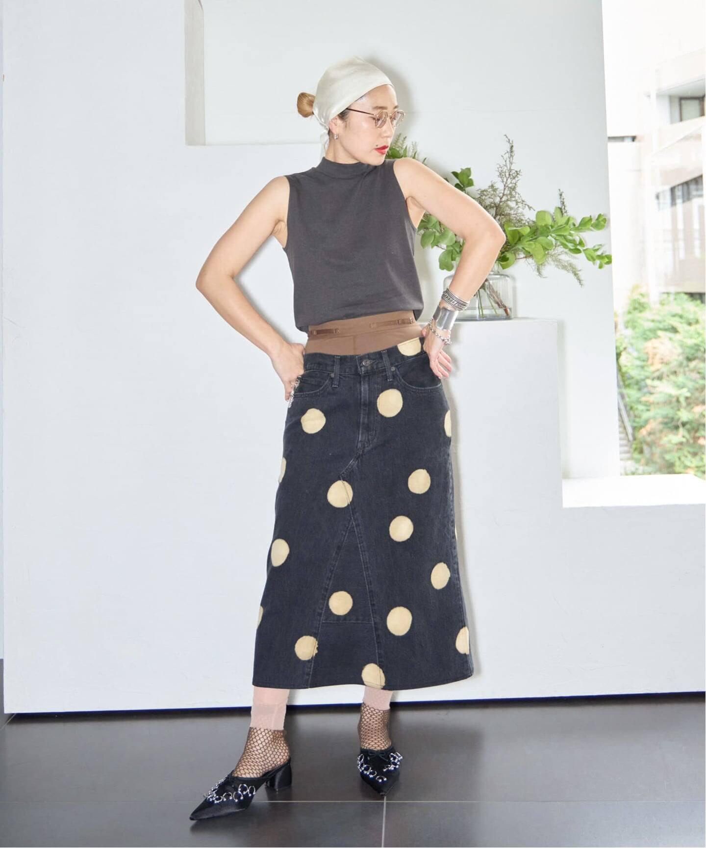 overneath レギンス NetCombo Leggings091 OVERNEATH NETCOMBO LEGGINGS091：レギンス（レギンス・スパッツ
