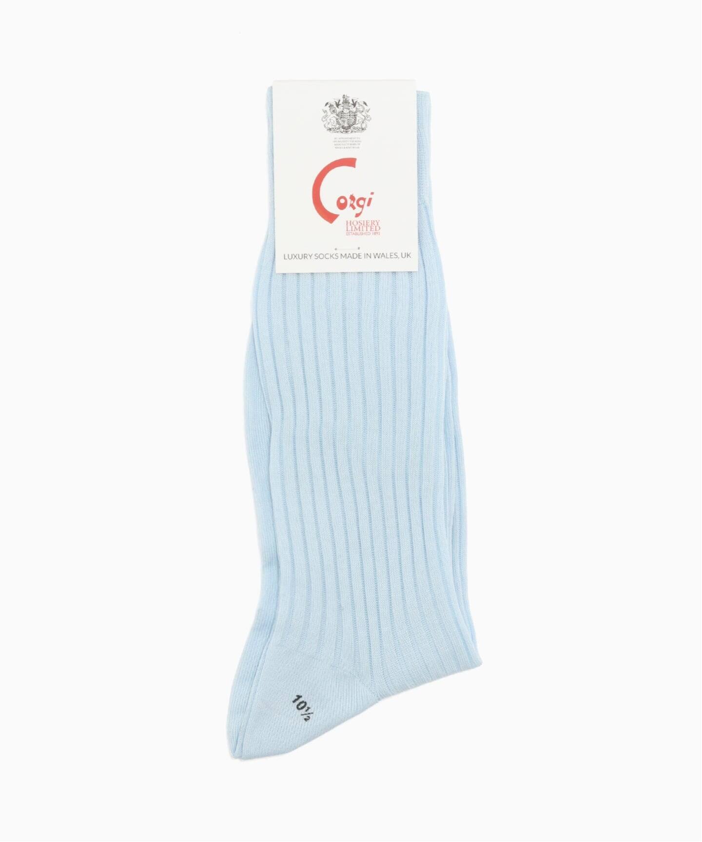 CORGI / コーギー】 Merc Cotton Rib Sock：ソックス（ソックス・靴下