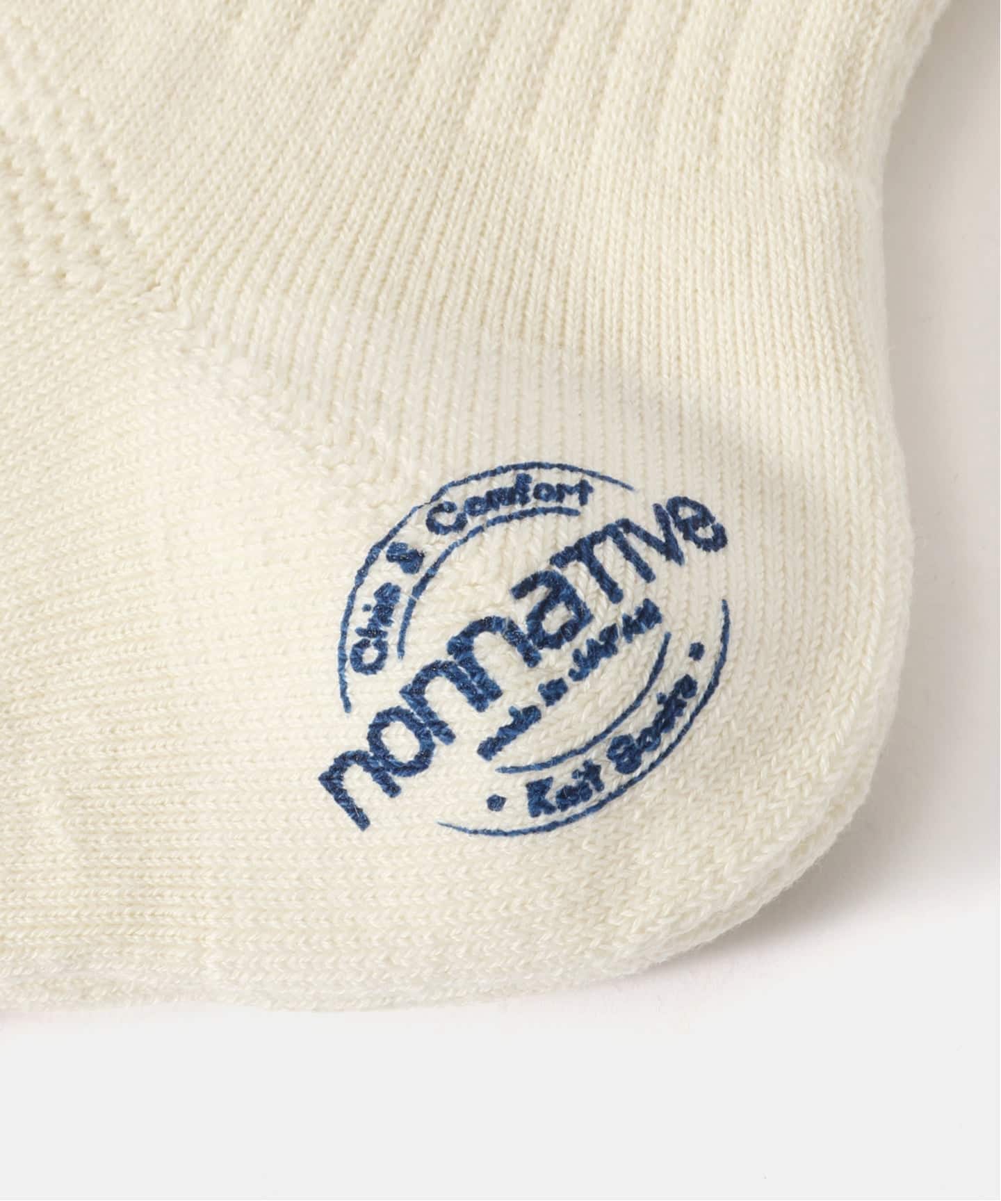 nonnative DWELLER SOCKS HI C/P/P WOVEN (OFF WHITE)（ソックス・靴下