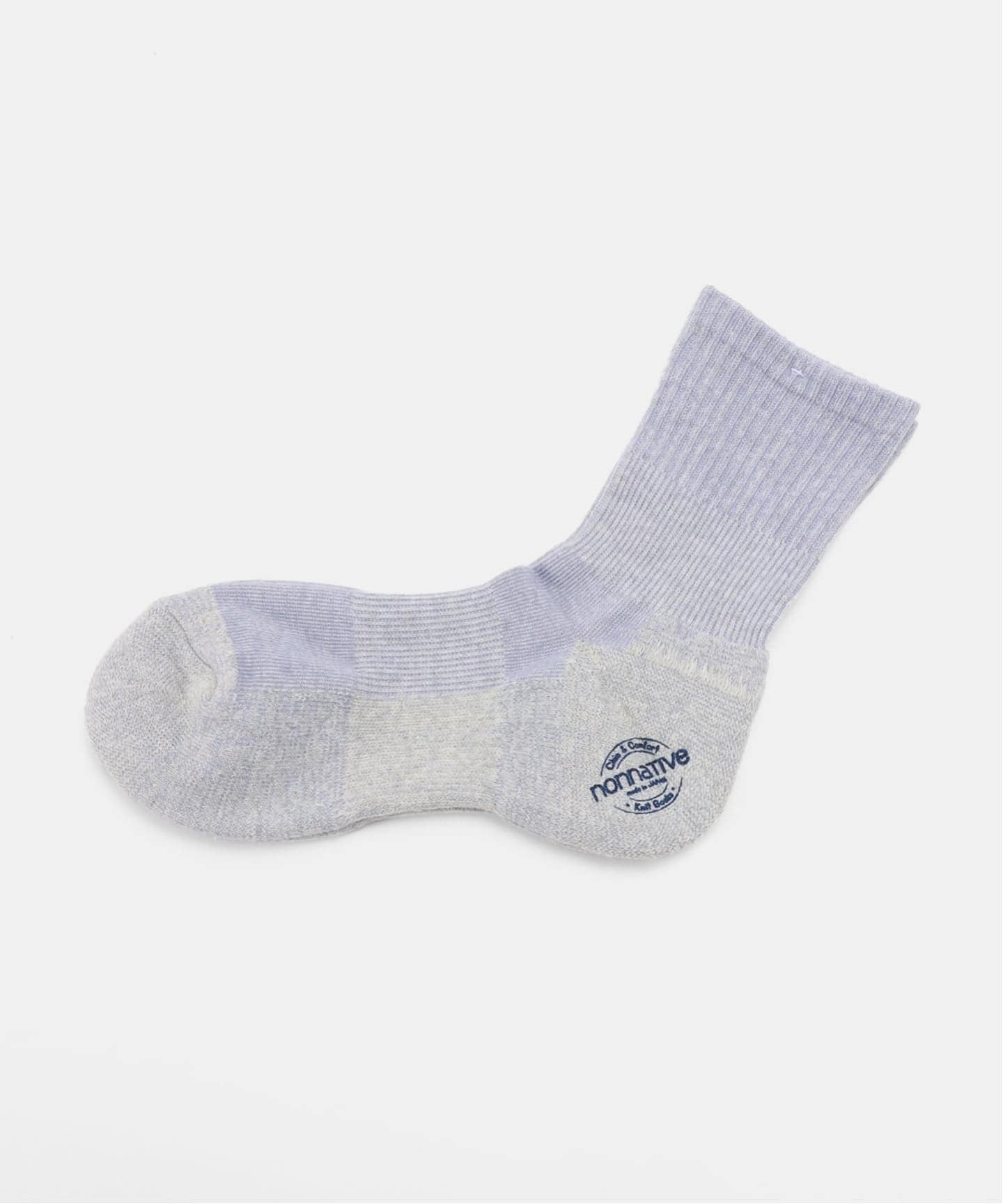 nonnative DWELLER SOCKS MID C/P/P WOVEN (LILAC)（ソックス・靴下