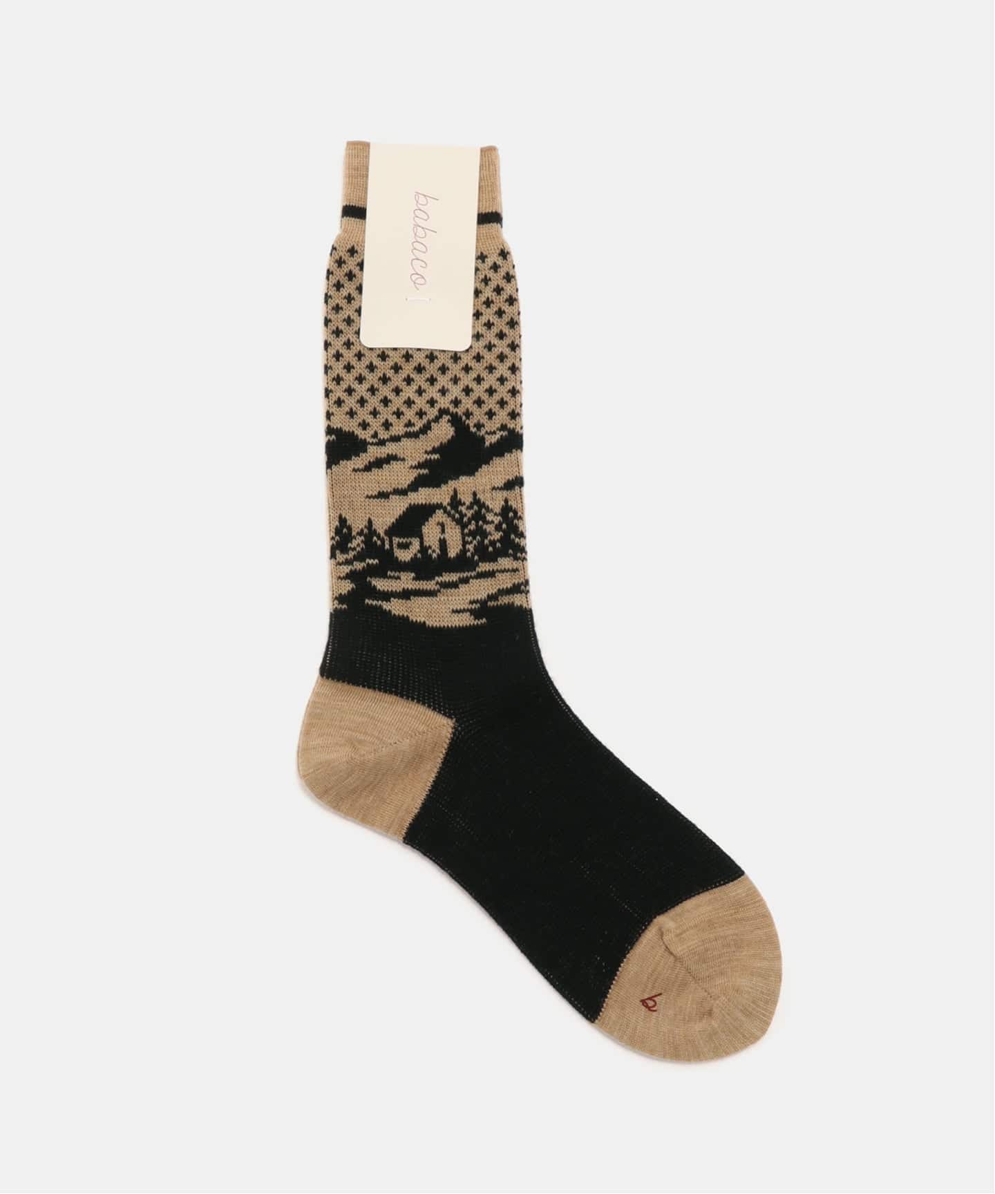 babaco/ババコ LANDSCAPE JACQUARD SOCKS（ソックス・靴下）｜THENIME