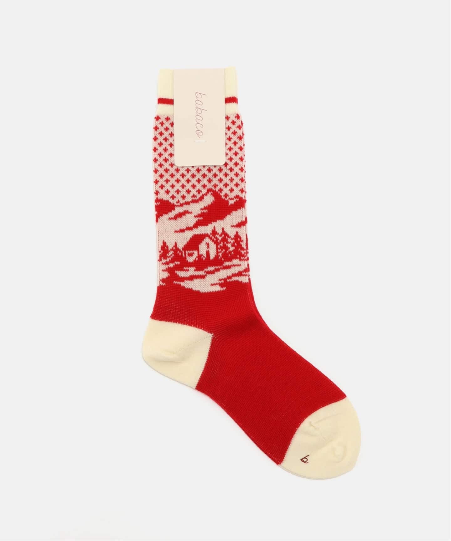 babaco/ババコ LANDSCAPE JACQUARD SOCKS（ソックス・靴下）｜THENIME