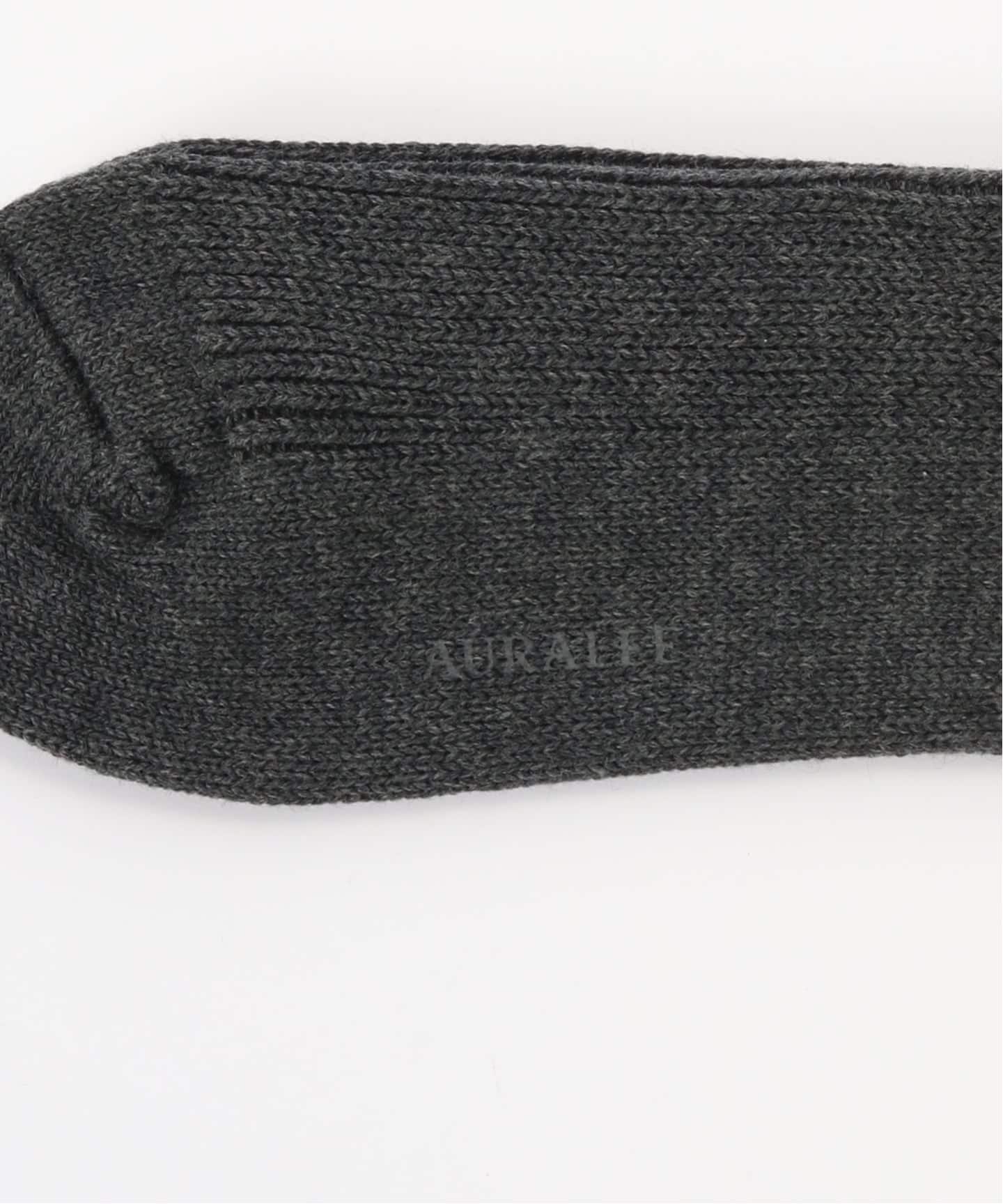 AURALEE (オーラリー) COTTON CASHMERE LOW GAUGE SOCKS（ソックス