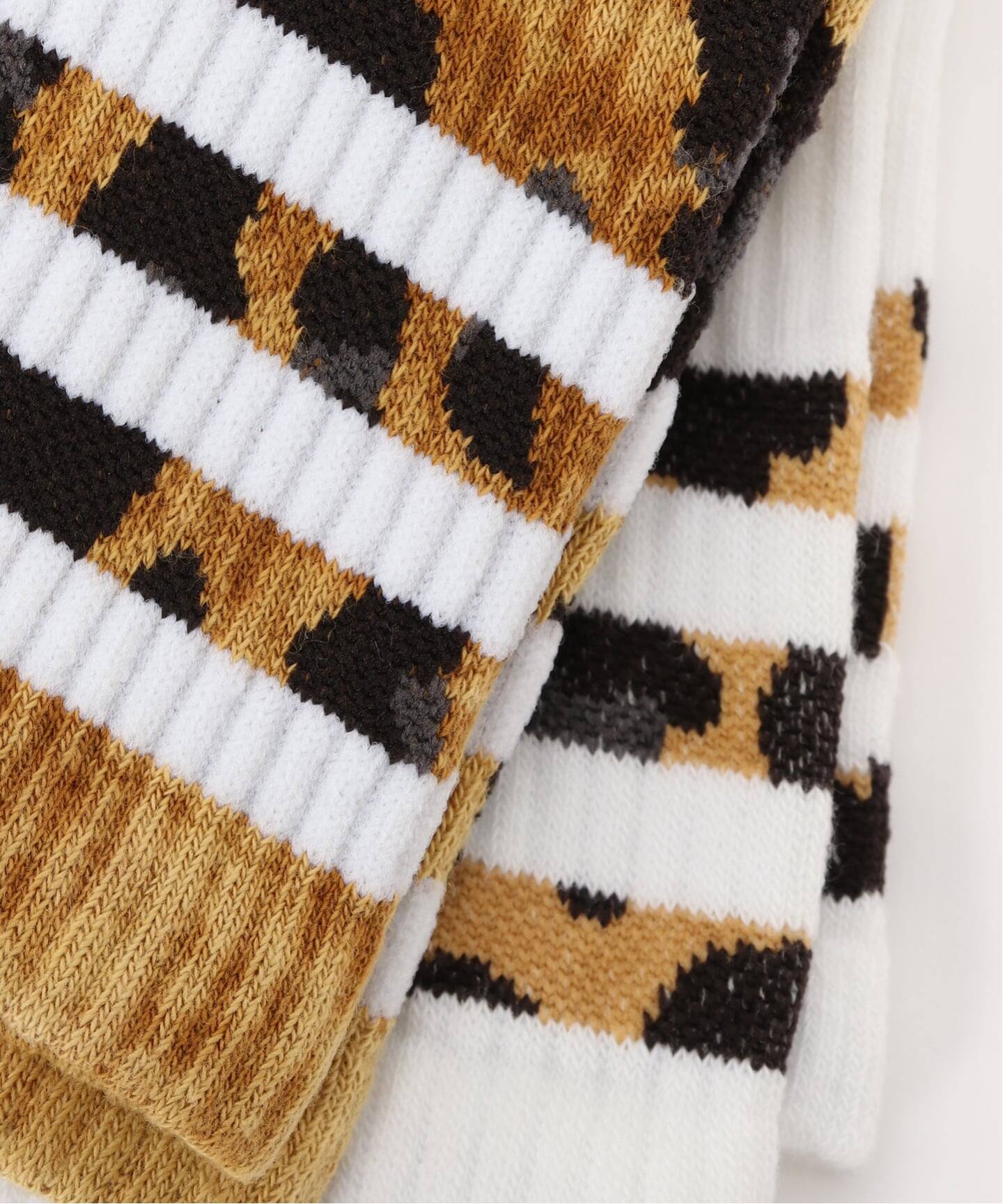adidas originals / アディダス オリジナルス LEOPARD CREW SOCKS 2