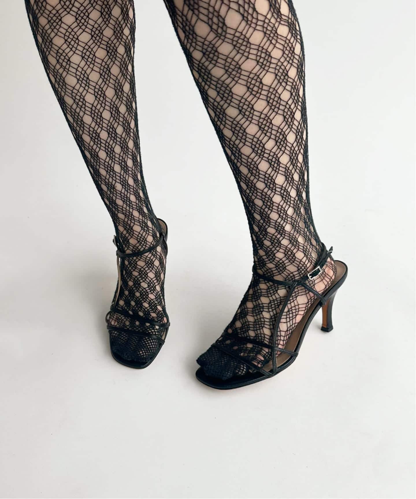 【babaco】Fishnet Tights Babaco - Mint Fishnet Tights – BONA DRAG