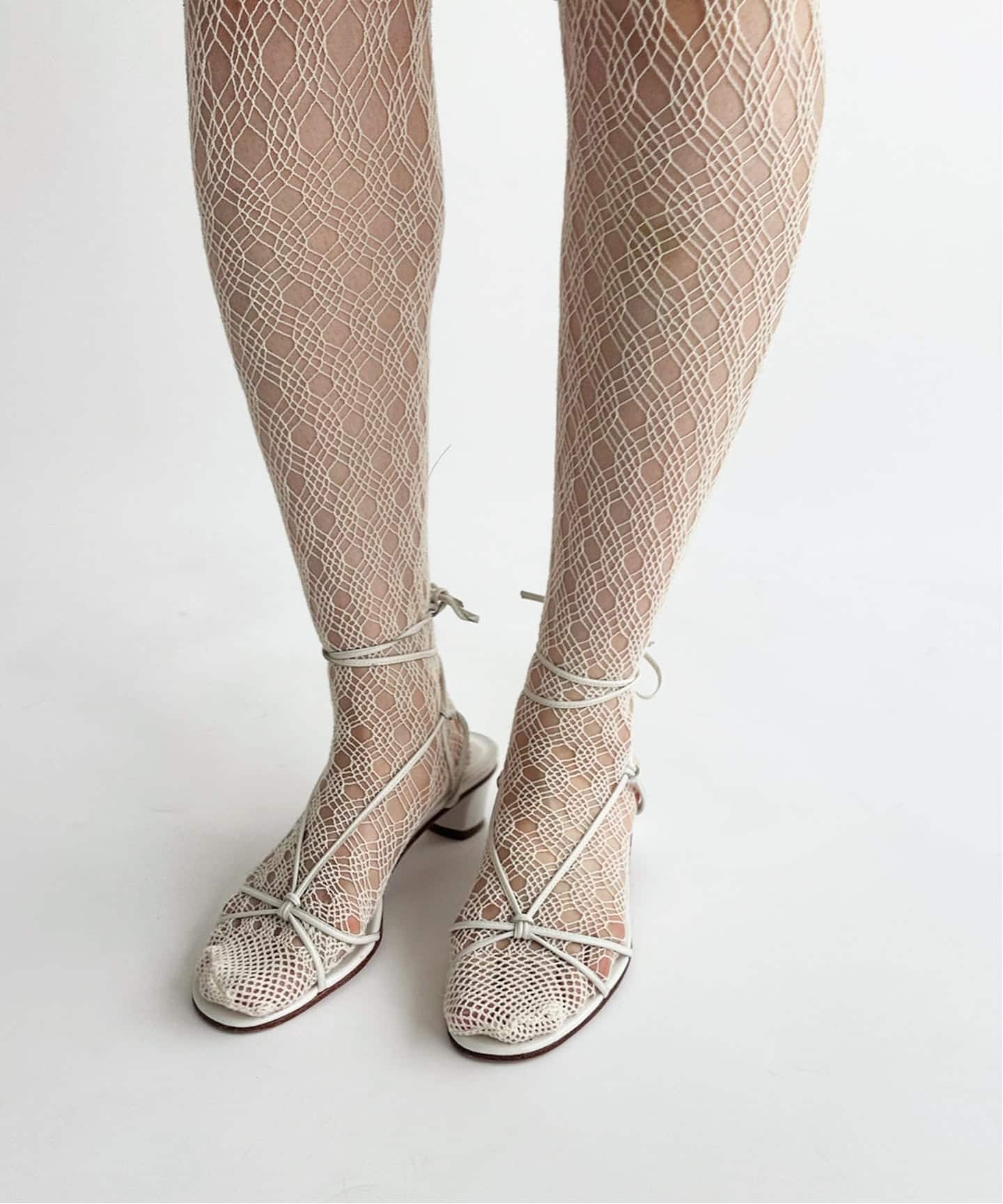 【babaco】Fishnet Tights BabacoIvoryFishnetTights_10_72