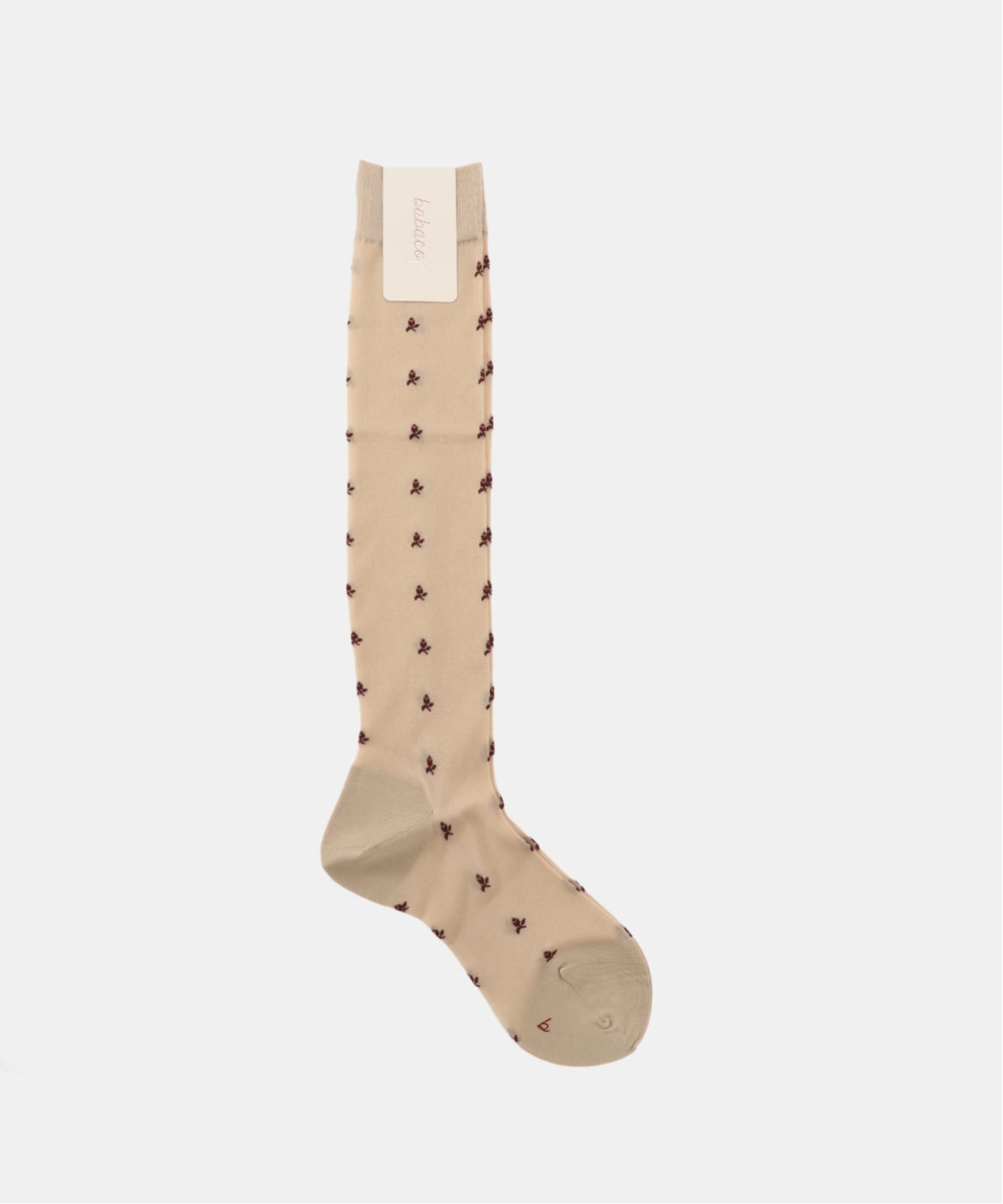 babaco/ババコ】Tiny Flower Sheer Knee High Socks（ソックス・靴下