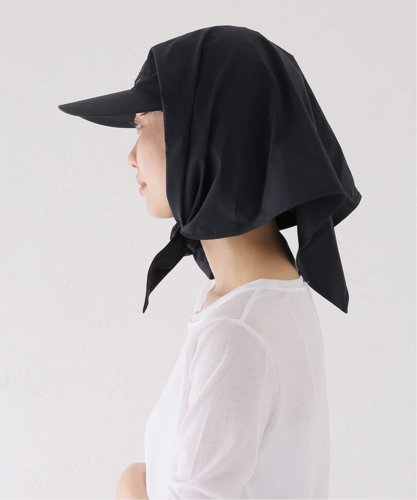 KIJIMA TAKAYUKI DETACHABLE SCARF 6PANEL WYYY261352:キャップ KIJIMA TAKAYUKI DETACHABLE SCARF 6PANEL WYYY261352:キャップ