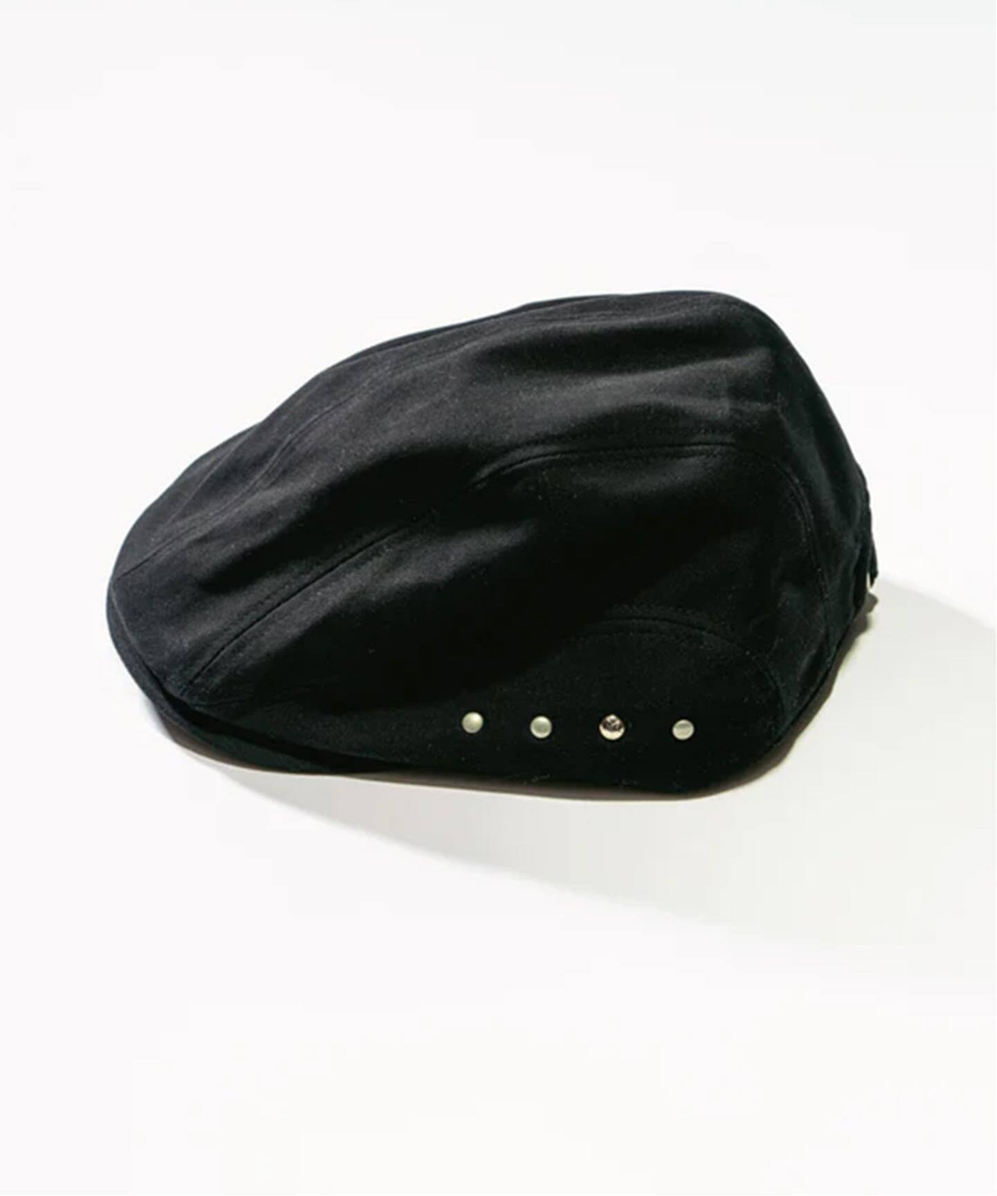 帽子 studded hunting cap/black knuthmarf KnuthMarf studded hunting cap（ハンチング／ベレー）｜BOICE FROM