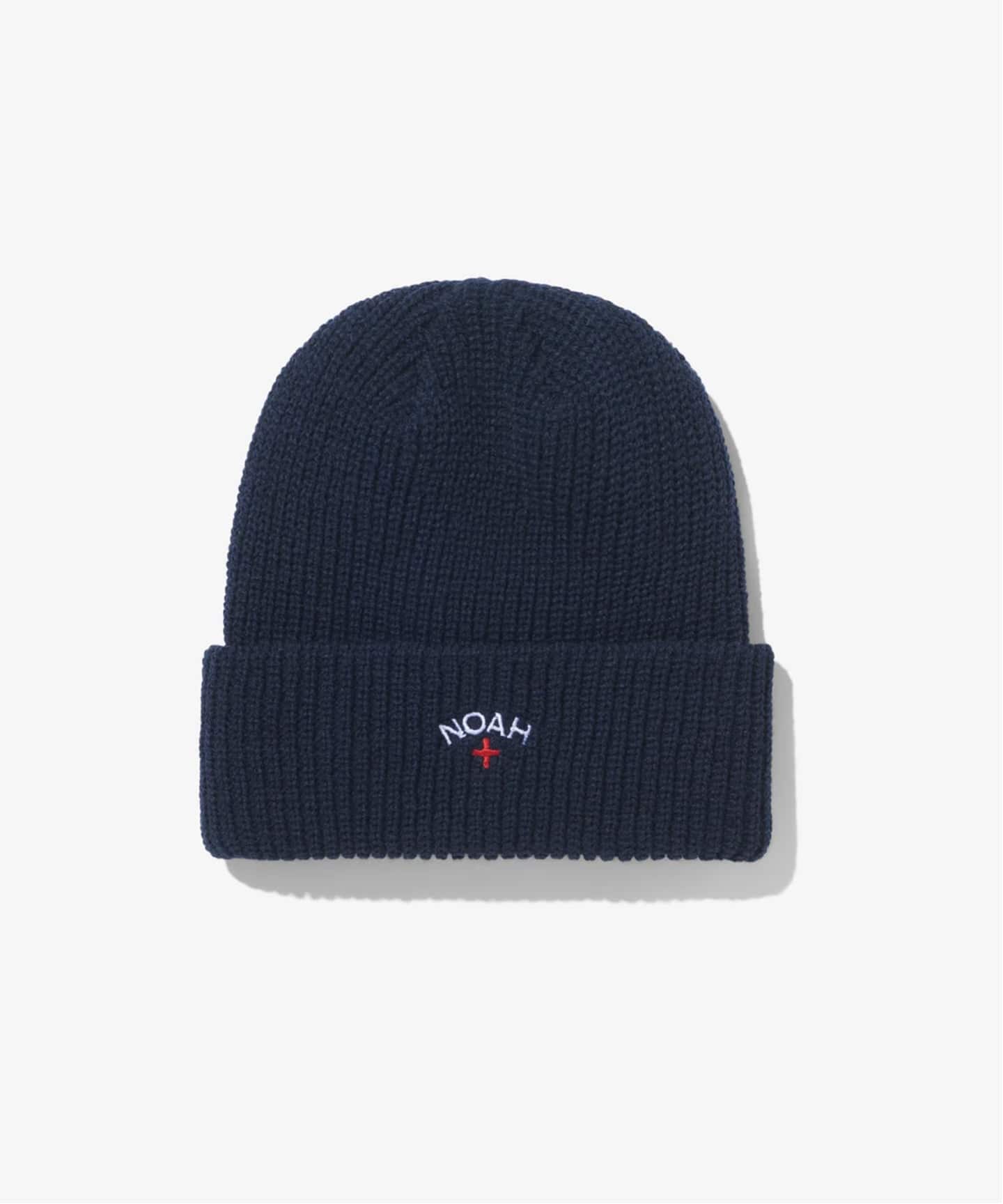 NOAH ニット帽 ダークパープル NOAH》Core Logo Beanie ビーニー (NOAH/ニットキャップ・ビーニー