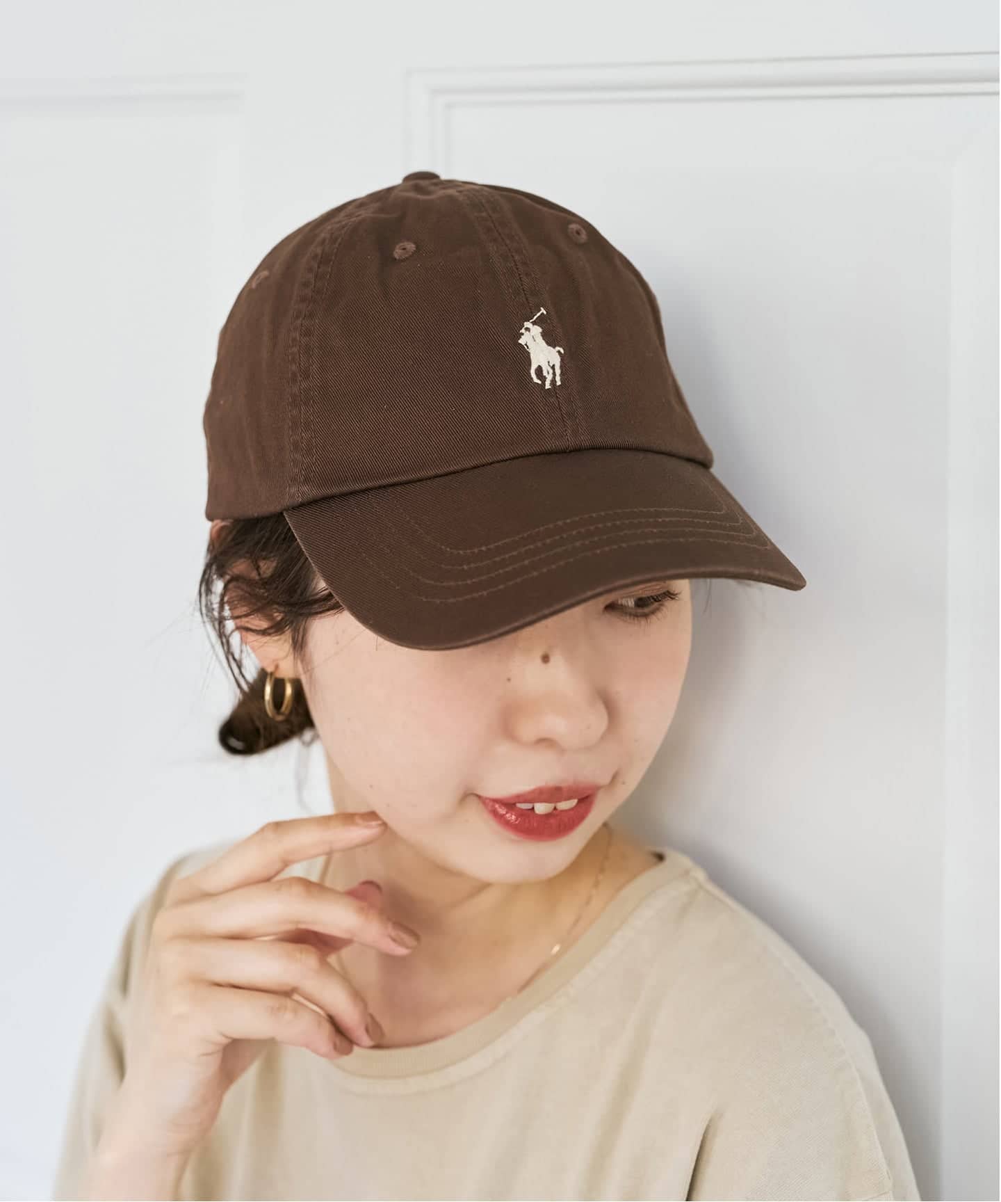 POLO RALPH LAUREN ポニー刺繍 キャップ ブラウン 新色有り / 追加》POLO RALPH LAUREN / ポロ ラルフ ローレン CLS SPRT