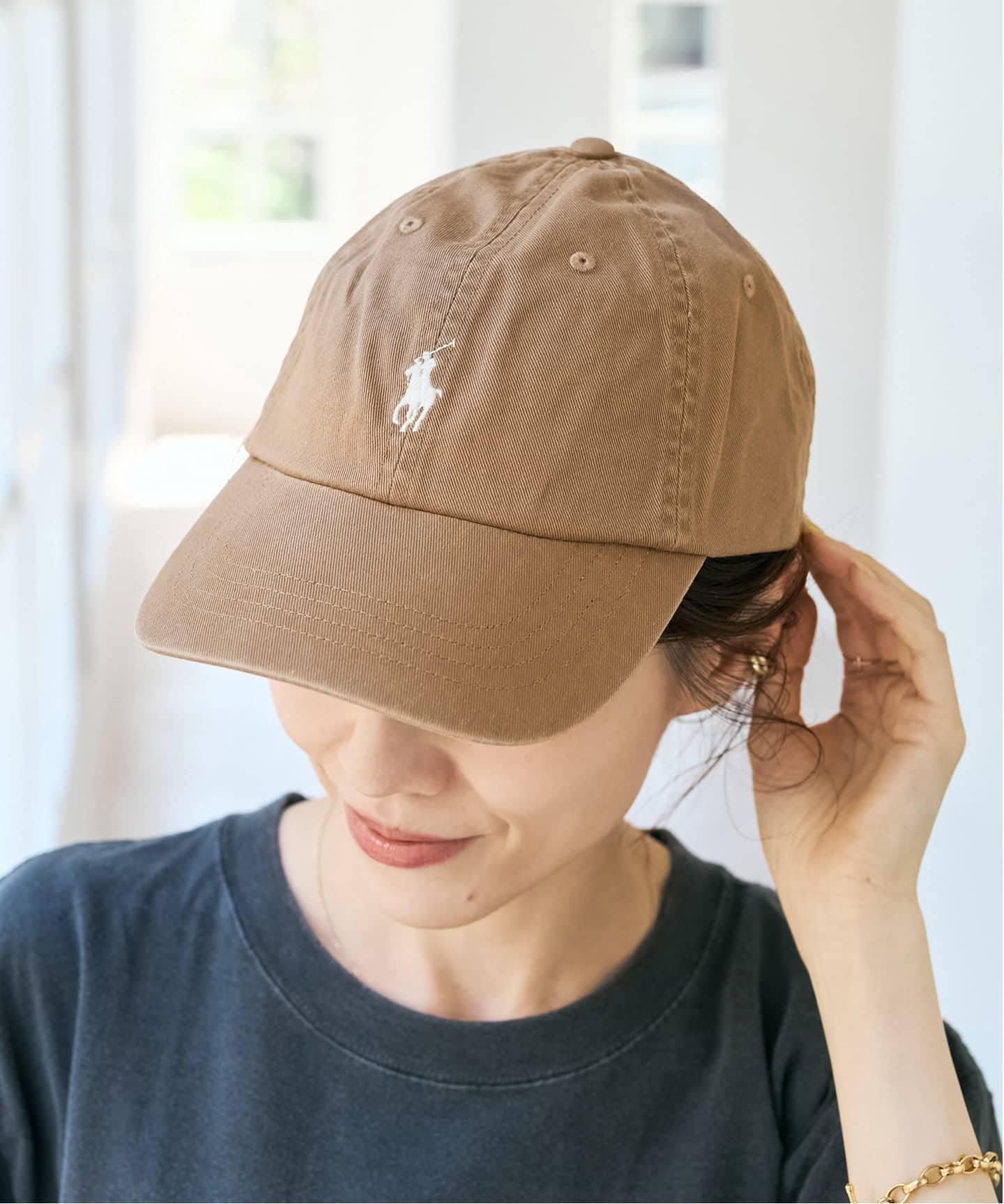 POLO ralph laurenラルフローレン　茶　ブラウンキャップ POLO RALPH LAUREN / ポロ ラルフ ローレン】キャップ（キャップ