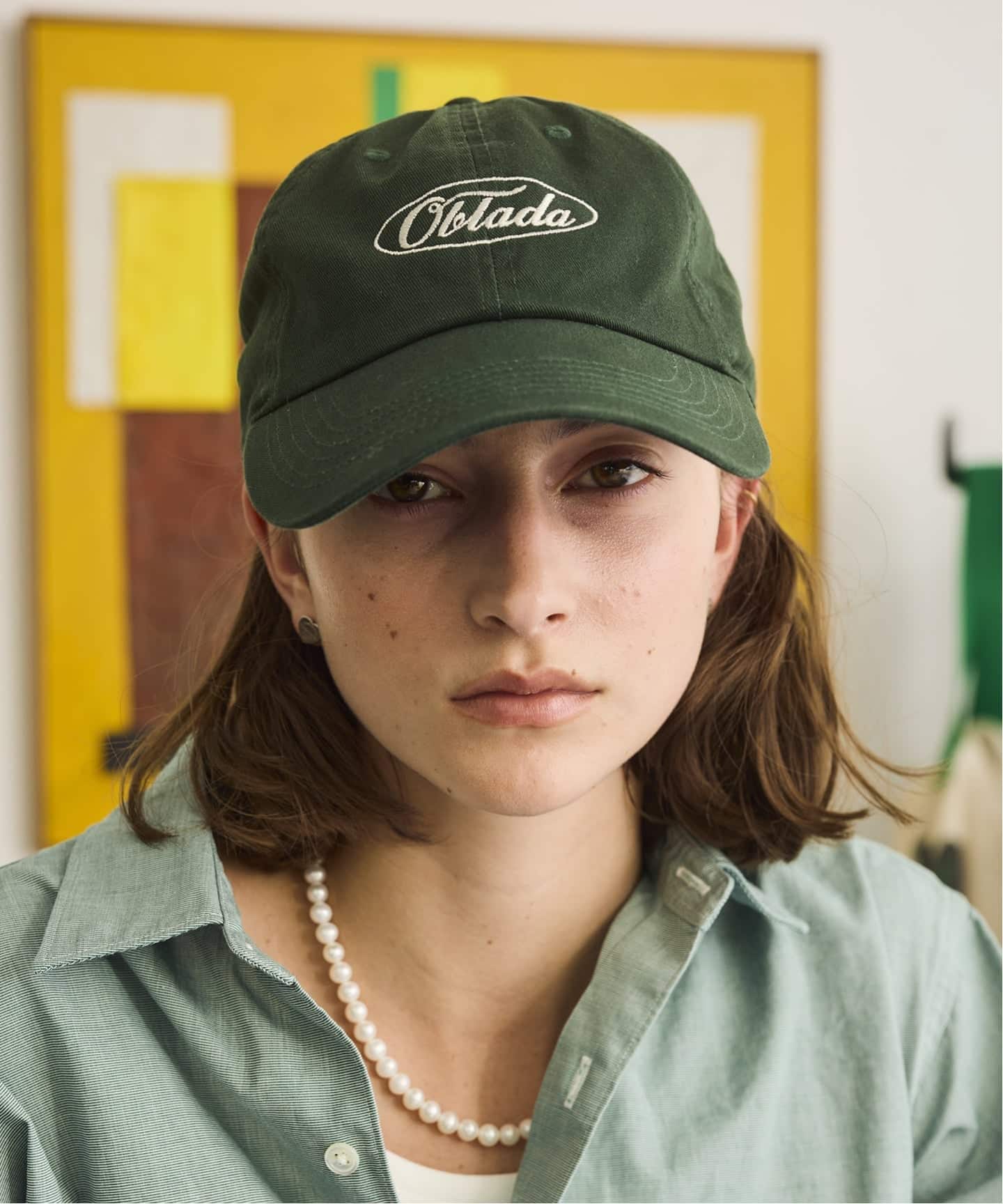 一部店舗+WEB限定》oblada / オブラダ OVAL LOGO CAP（キャップ