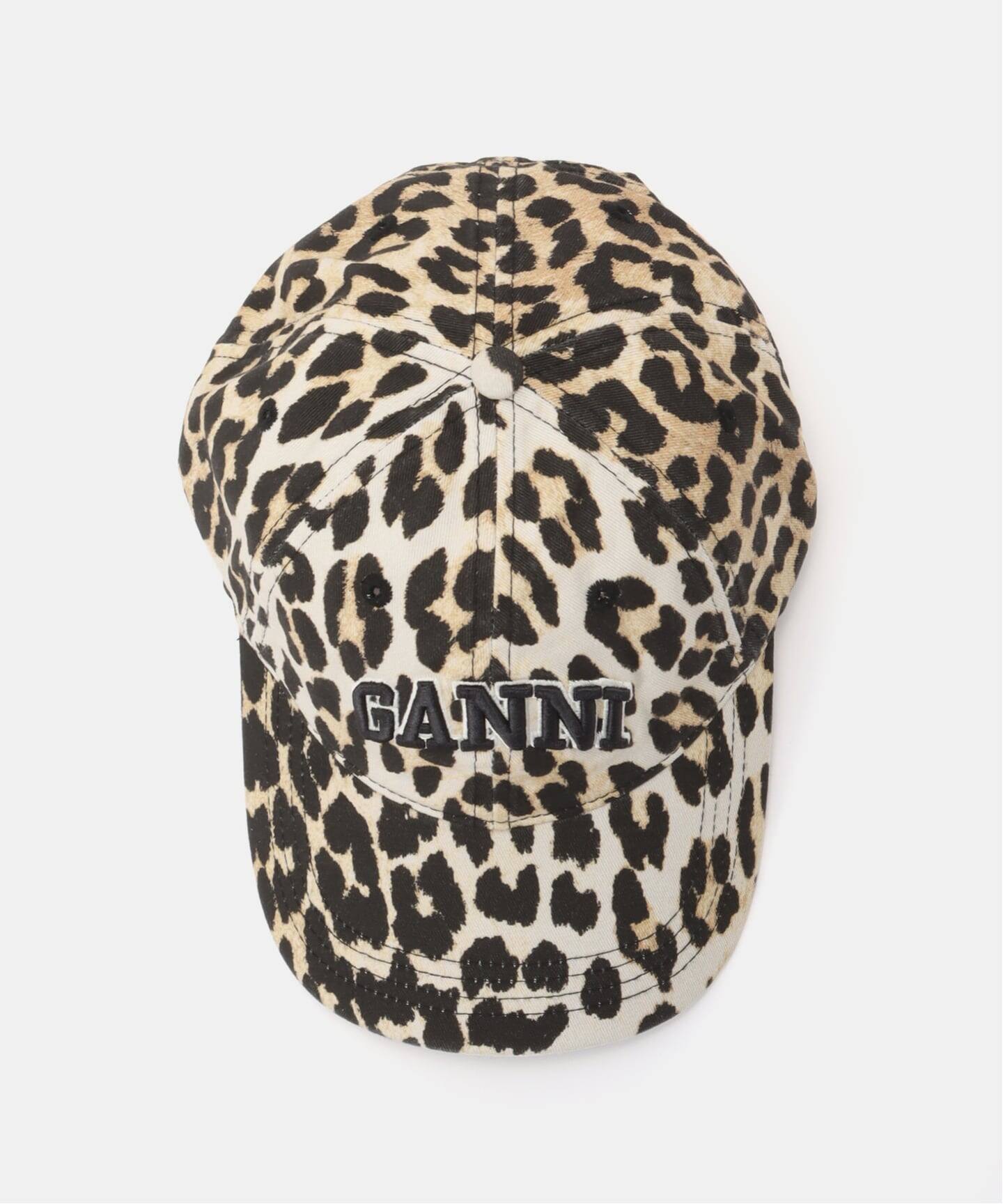 GANNI / ガニー Washed Cotton Canvas Cap Leo Emb（キャップ）｜U by