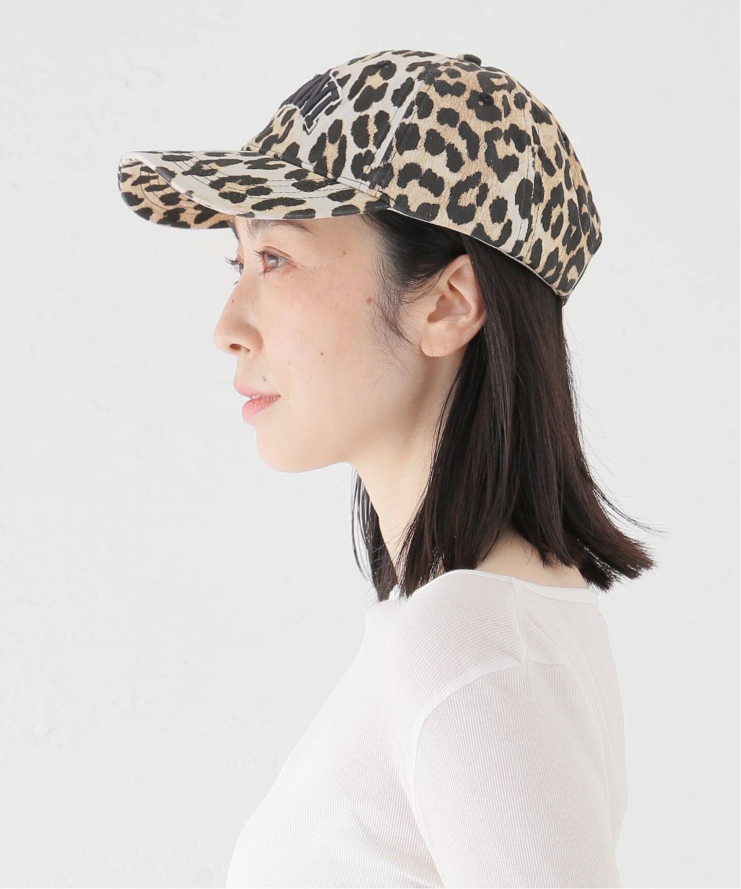 GANNI / ガニー Washed Cotton Canvas Cap Leo Emb（キャップ）｜U by