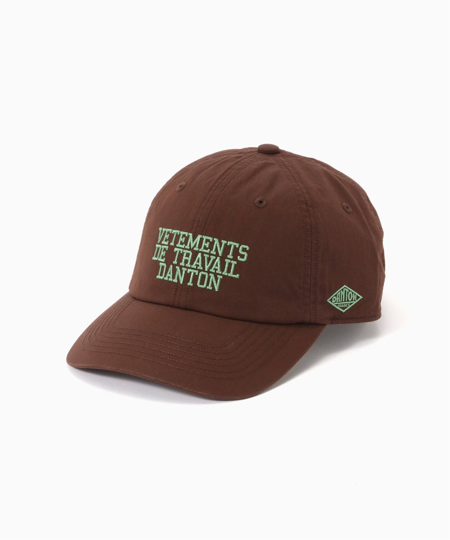 DANTON ブラウン ベースボールキャップ DANTON / ダントン】 6P LOGO CAP（キャップ）｜417 EDIFICE（フォー