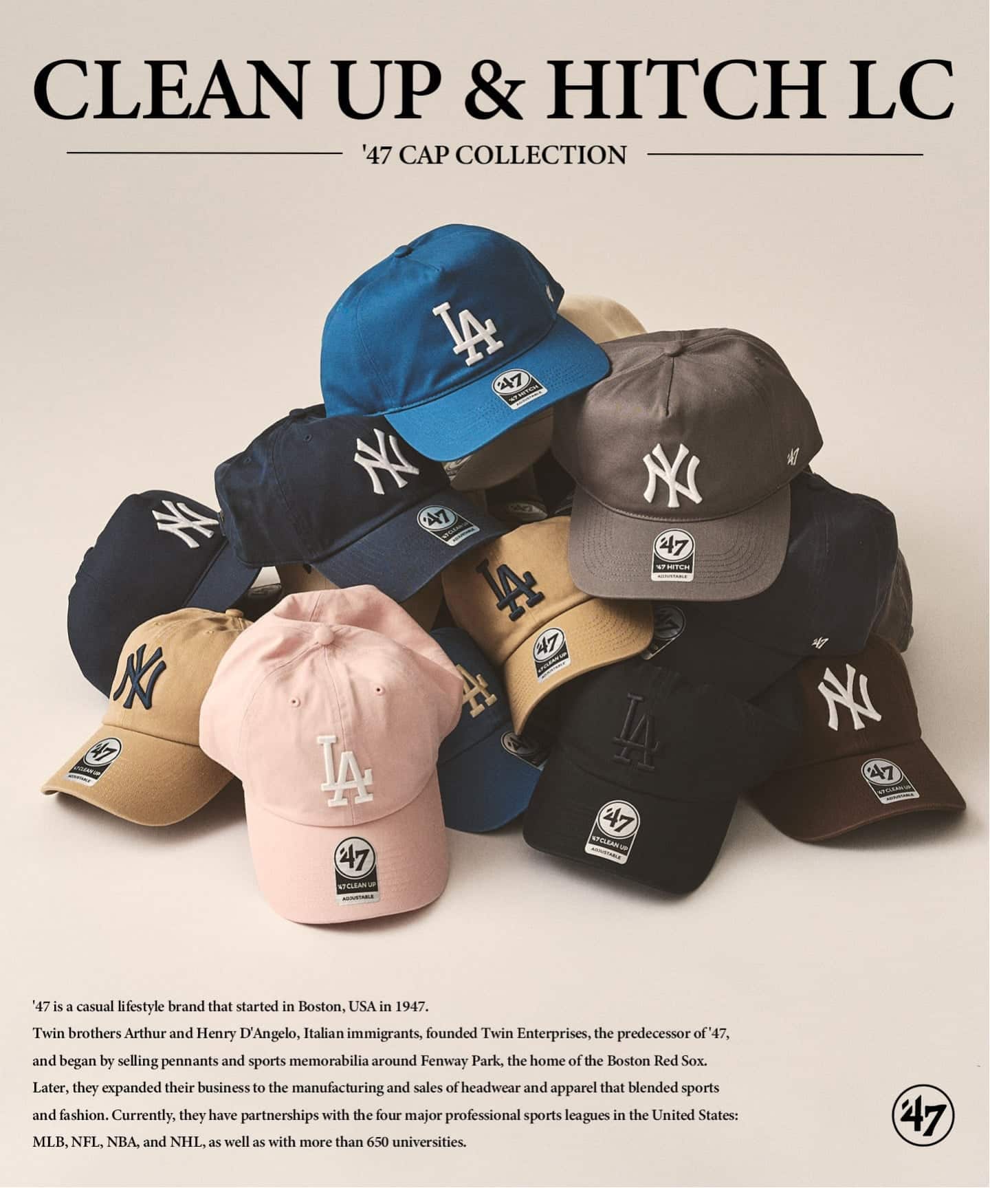 47 HITCH LC YANKEES（キャップ）｜417 EDIFICE（フォーワンセブン