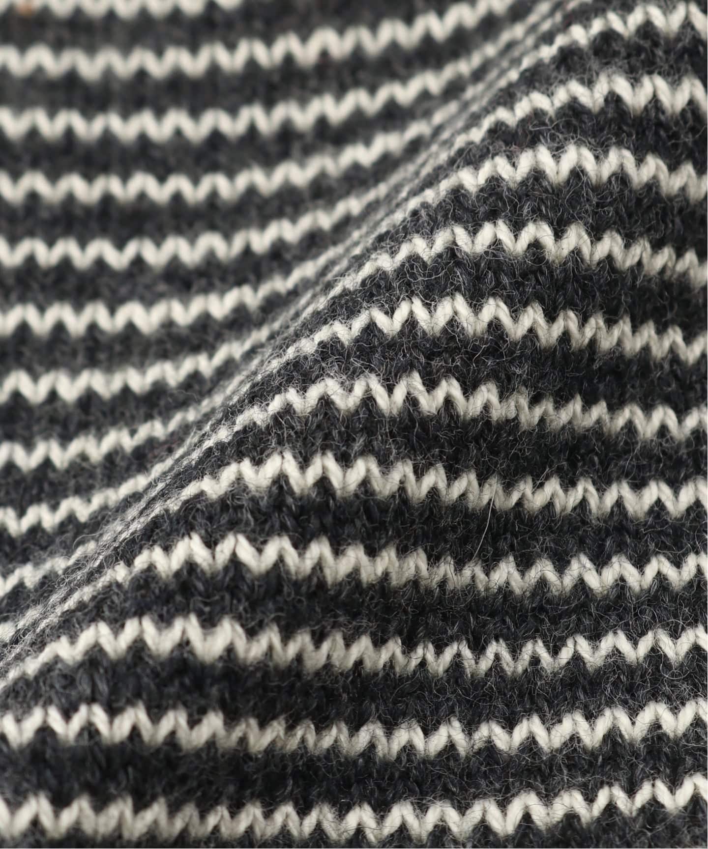 SOL soonerorlater / スーナーオアレイター KNITTED BORDER BEANIE