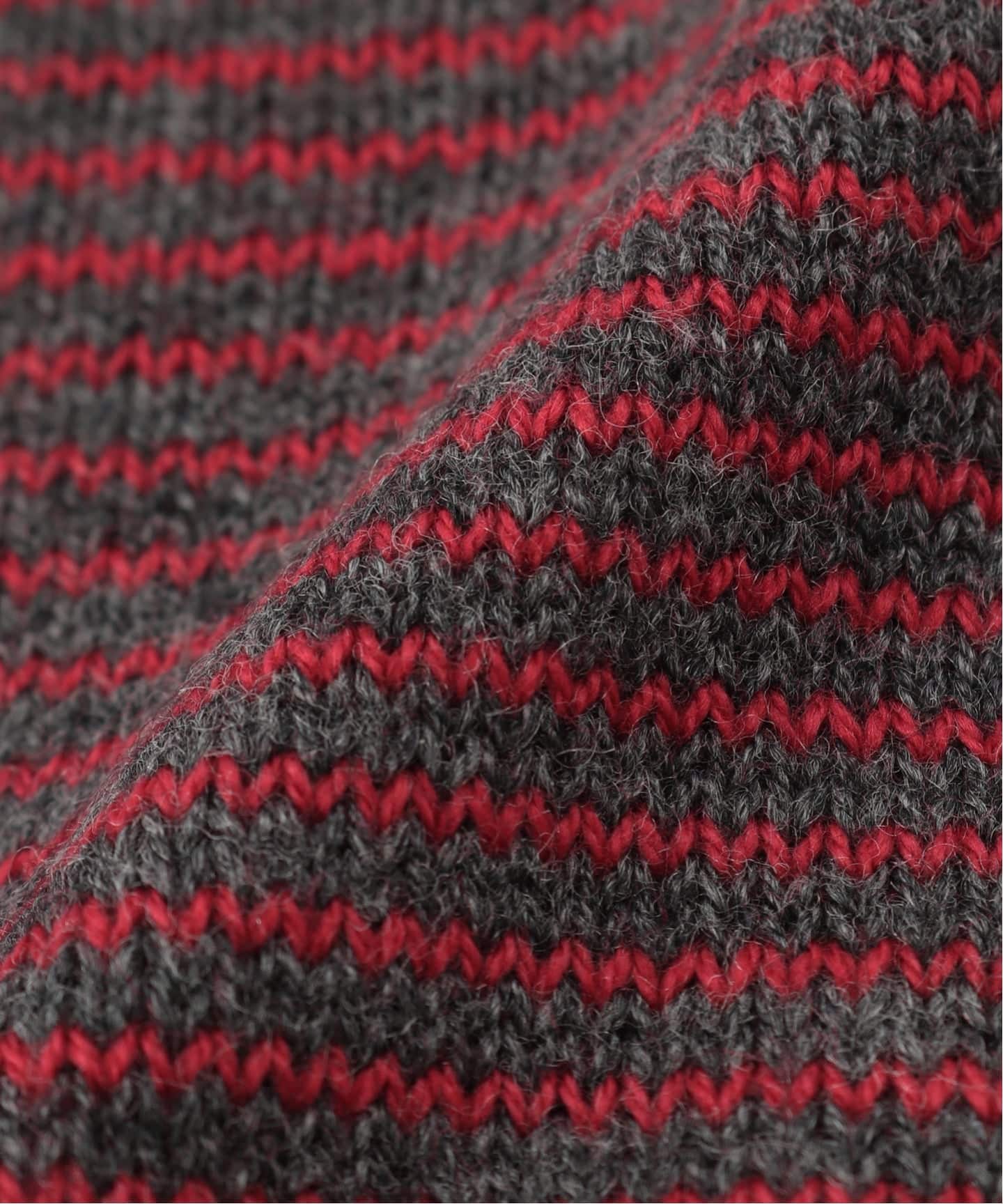 SOL soonerorlater / スーナーオアレイター KNITTED BORDER BEANIE
