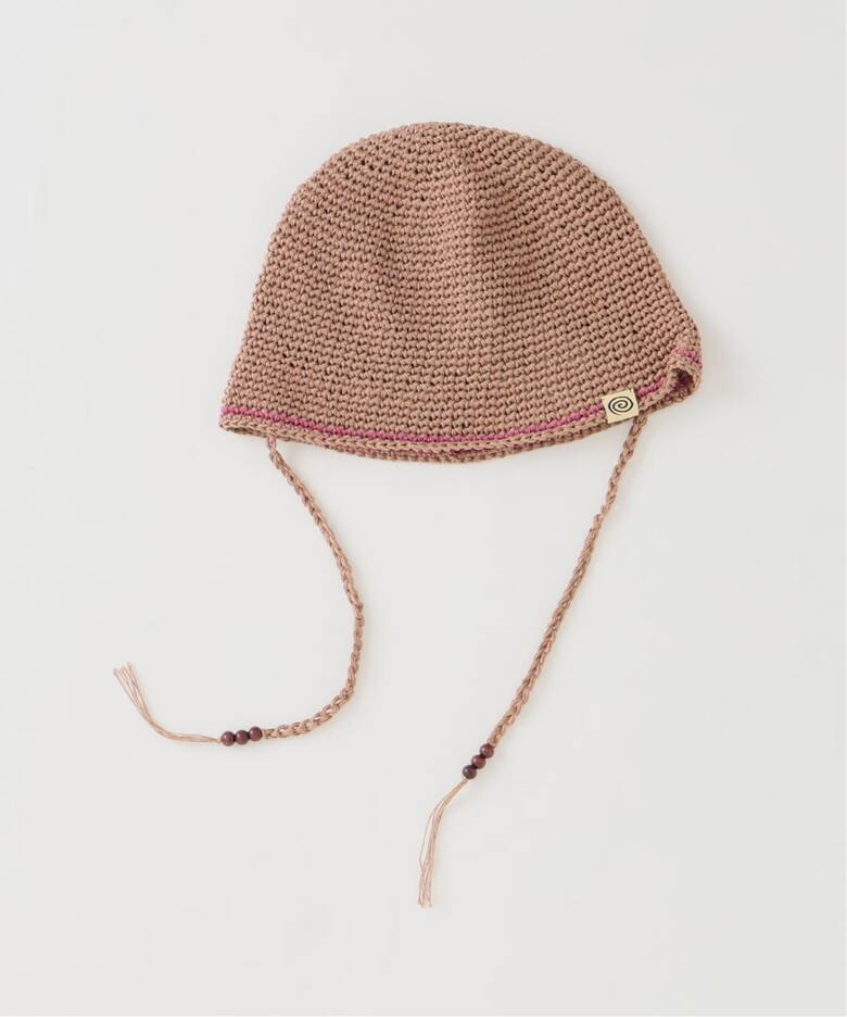 SOL soonerorlater / スーナーオアレイター HAND KNITTED HEMP HAT 