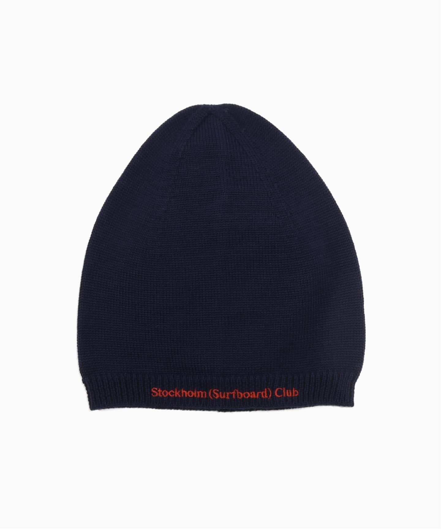 【ヨーロッパ買付品】縮絨ウール100% ニットプフ ネイビー 大 STOCKHOLM SURFBOARD CLUB / ストックホルムサーフボードクラブ UFFE