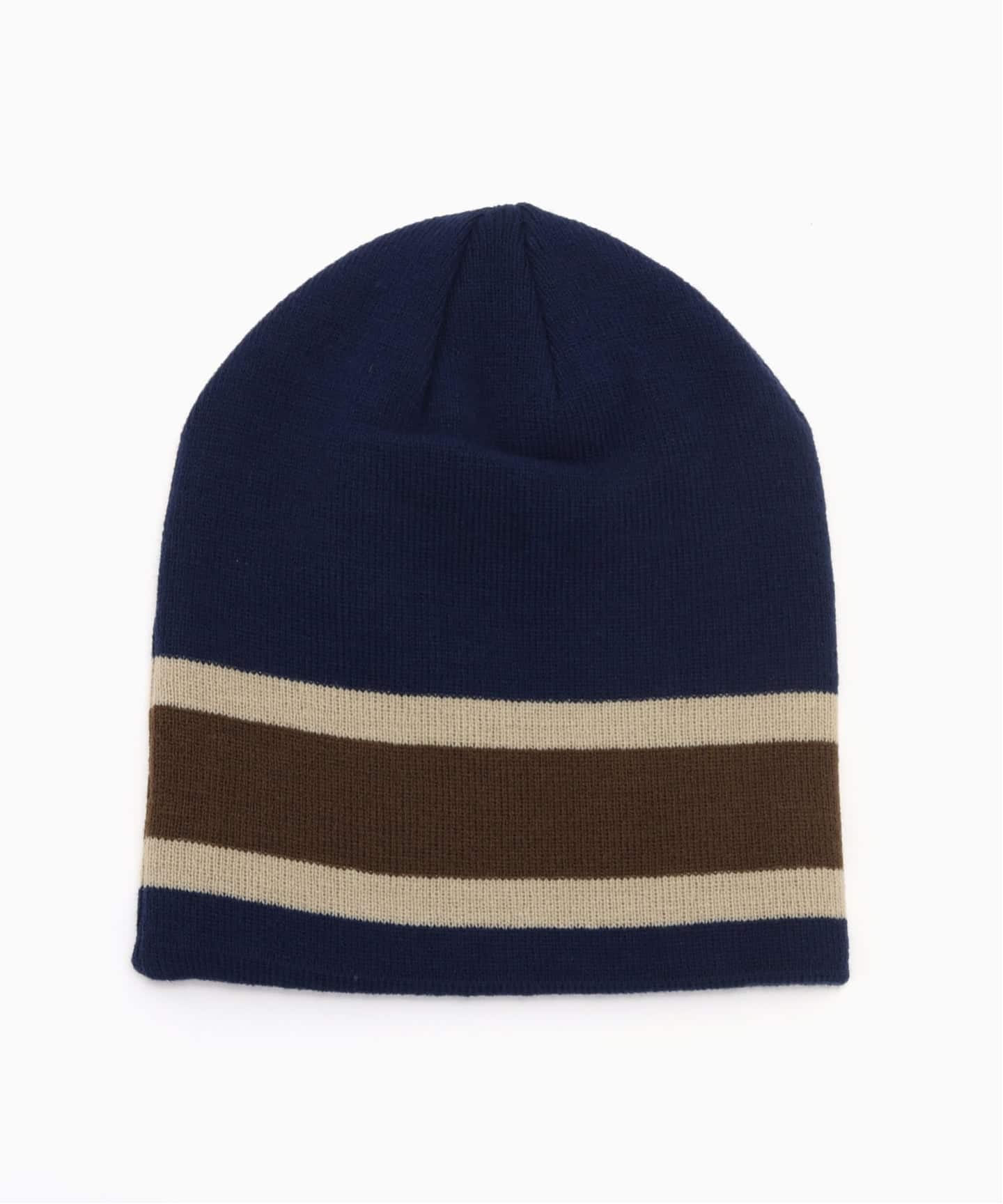 AFB / エーエフビー POA BORDER SINGLE BEANIE（ニットキャップ