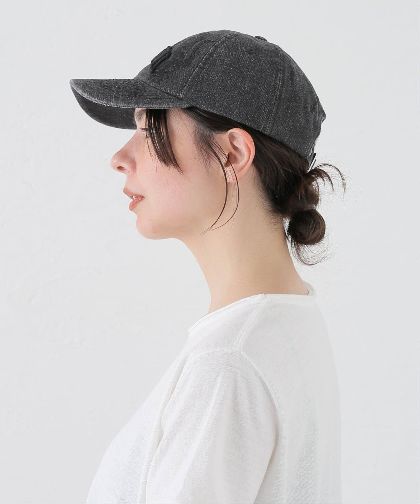 GANNI / ガニー Washed Embroidery Denim Cap（キャップ）｜PULP