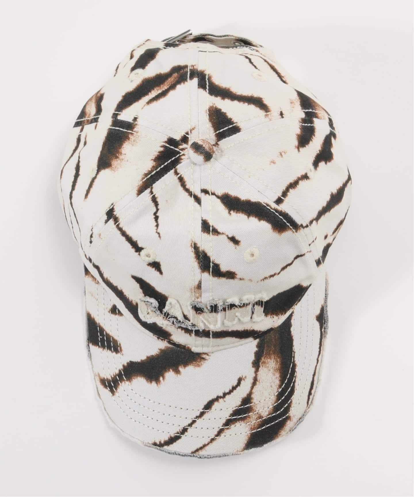 GANNI / ガニーPrinted Zebra Washed Cotton Canvas（キャップ）｜PULP