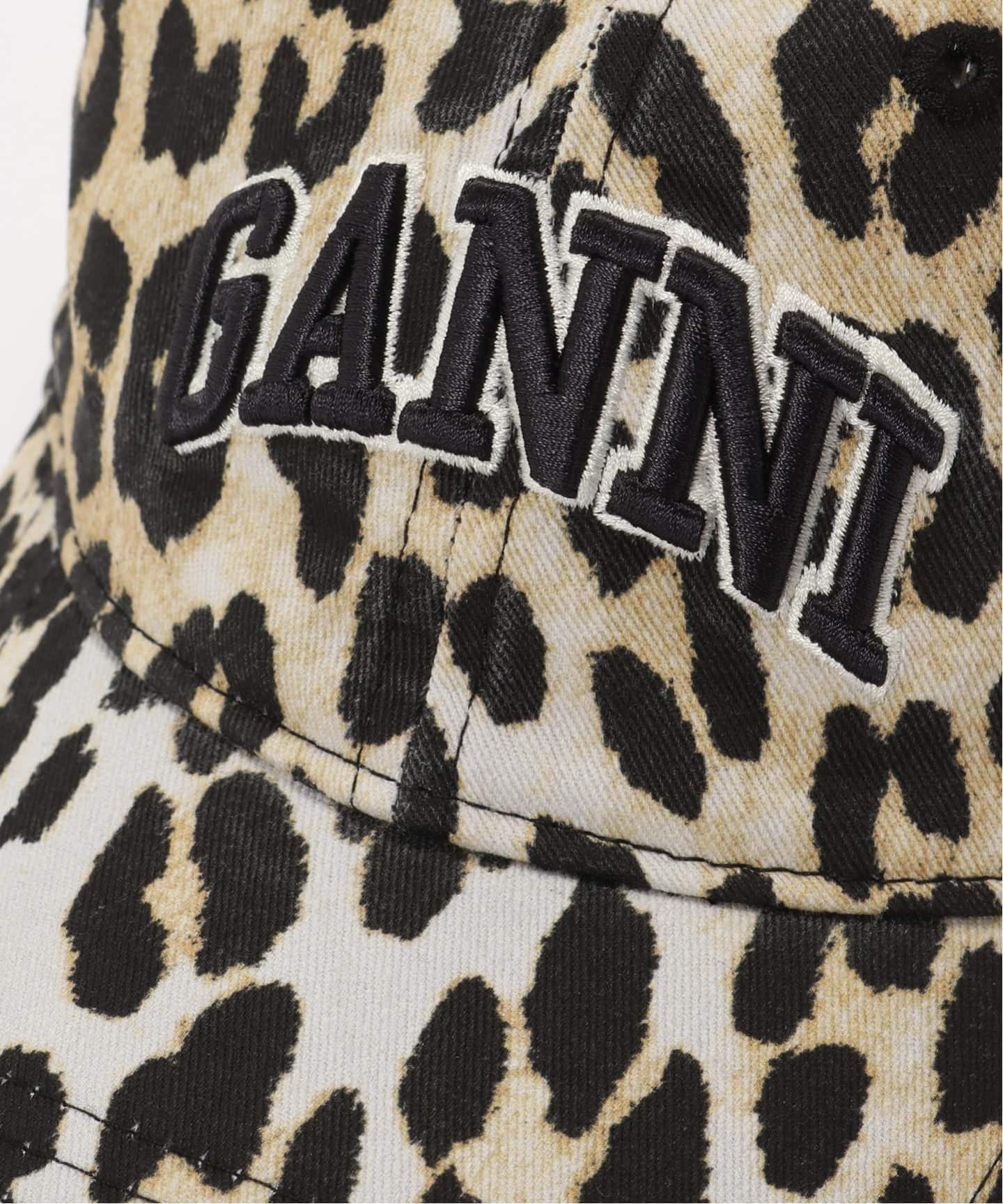 GANNI / ガニー Washed Cotton Canvas Cap Leo Emb（キャップ）｜PULP