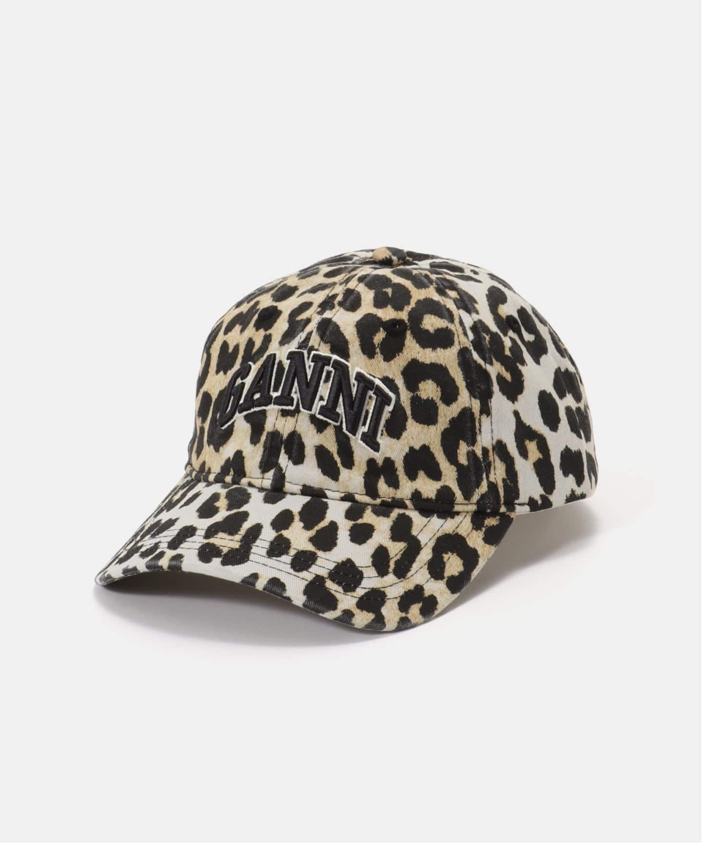GANNI / ガニー Washed Cotton Canvas Cap Leo Emb（キャップ）｜PULP