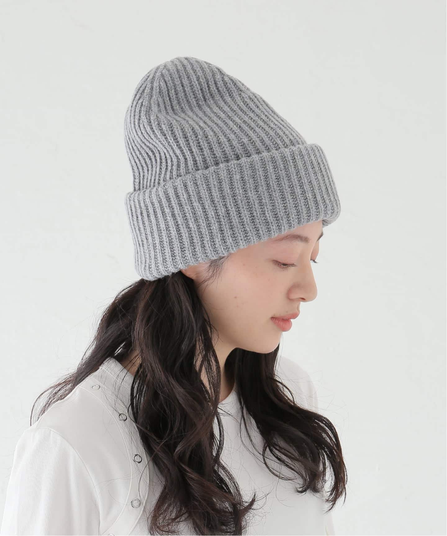 GANNI / ガニー Structured Rib Beanie（ニットキャップ・ビーニー