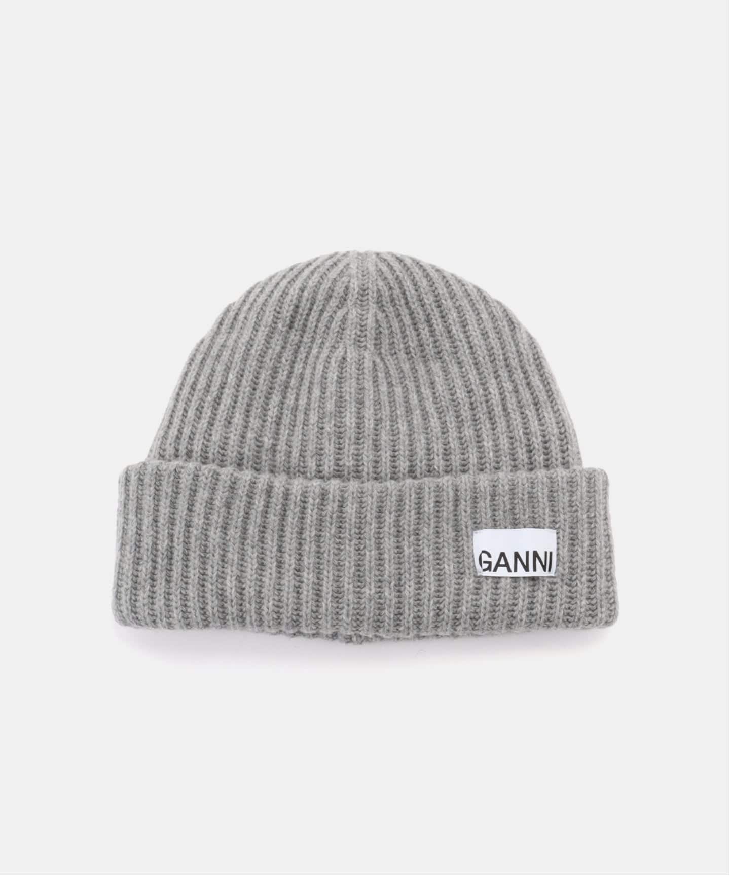 GANNI / ガニー Structured Rib Beanie（ニットキャップ・ビーニー