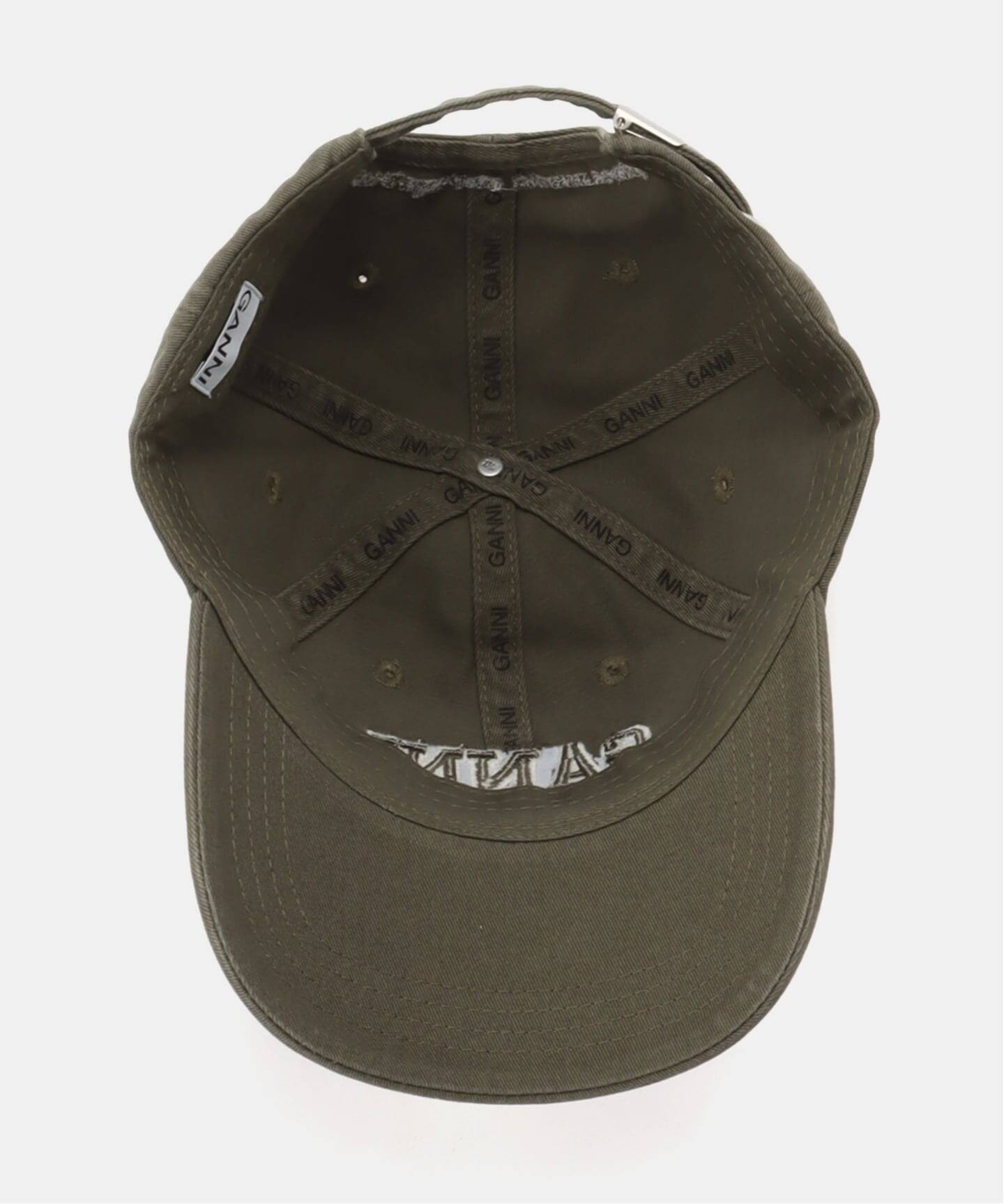 GANNI / ガニー Washed Cotton Canvas Cap Emb（キャップ）｜PULP