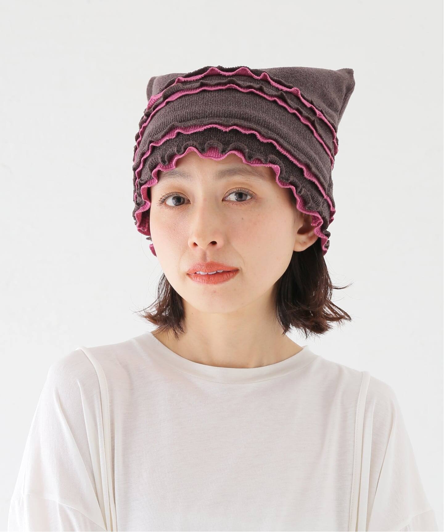 coyseio cat ビーニ COYSEIO : 25FW / WIDE CAT BEANIE (2COLORS) (COYSEIO/ニットキャップ