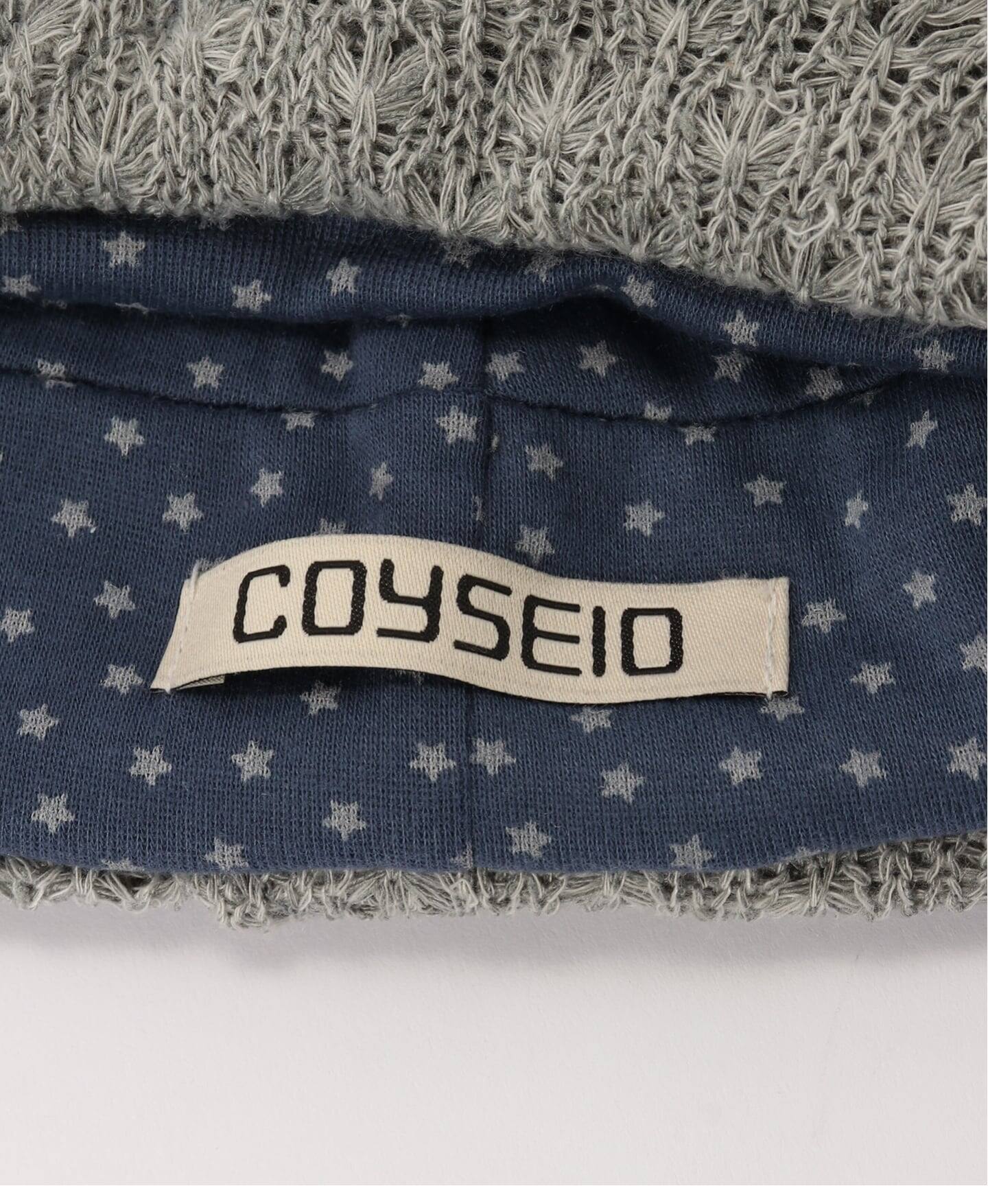 coyseio ROUGH STAR REVERSIBLE BEANIE グレー ROUGH STAR REVERSIBLE BEANIE / GREY / リバーシブルビーニー
