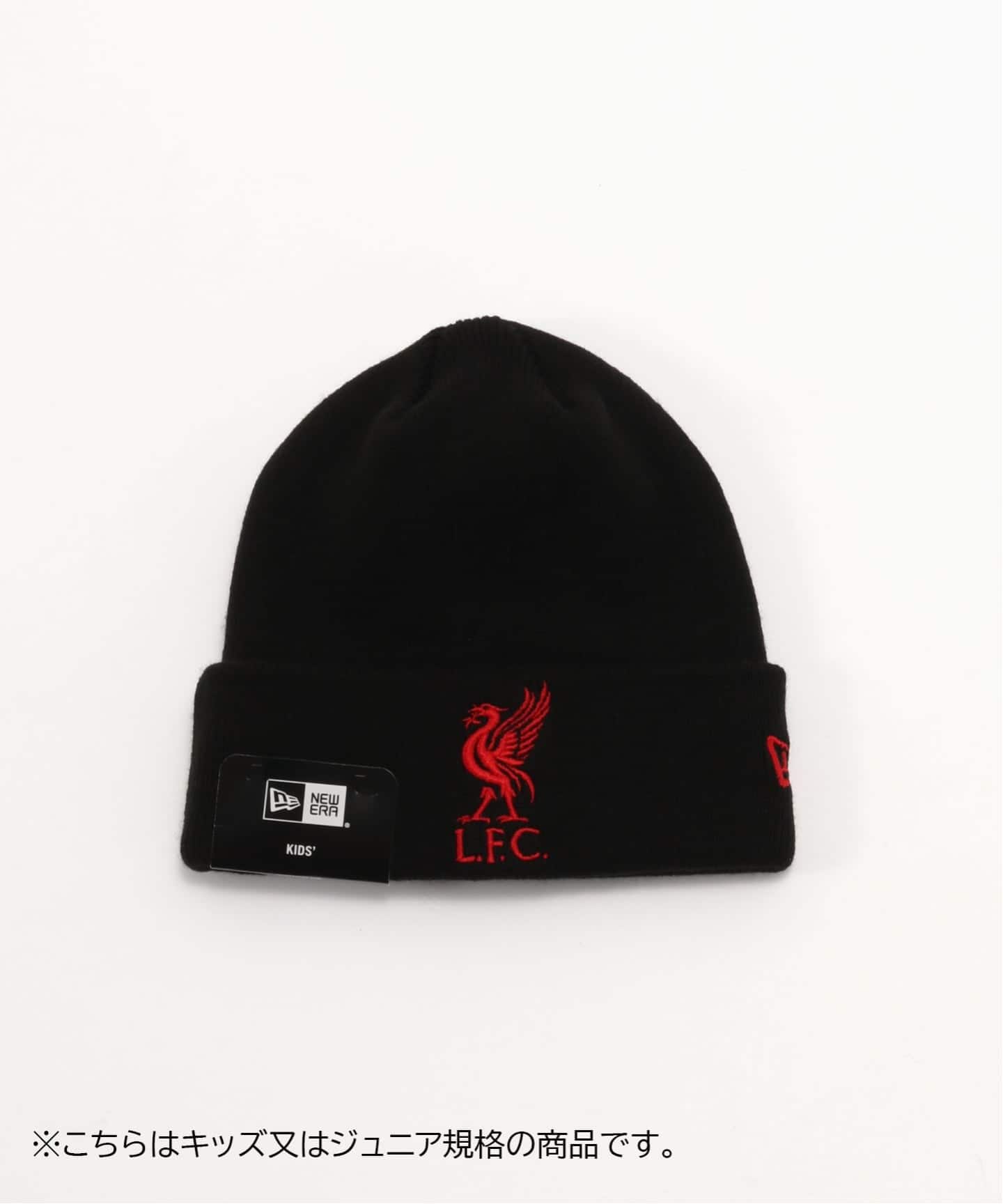 【NEW ERA】Liverpool FC カフニットブラック NEW ERA / ニューエラ】CORE CUFF BEANIE KTD LIVPOL BLKS（キッズ