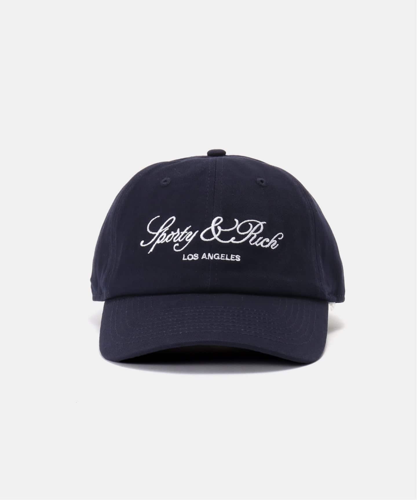 SPORTY&RICH スポーティアンドリッチ キャップ ネイビー SPORTY&RICH/スポーティアンドリッチ Vendome LA Hat キャップ