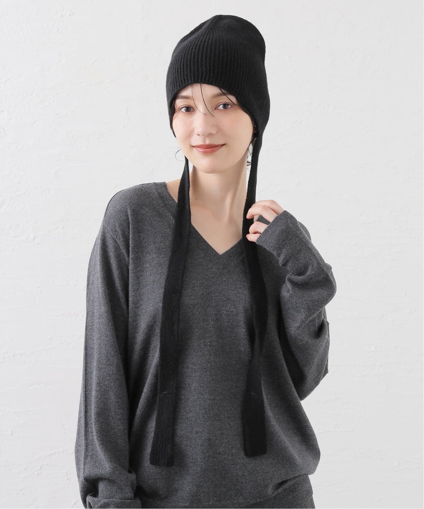 HTS / エイチティーエス】 KNITTED BONNET（ニットキャップ・ビーニー