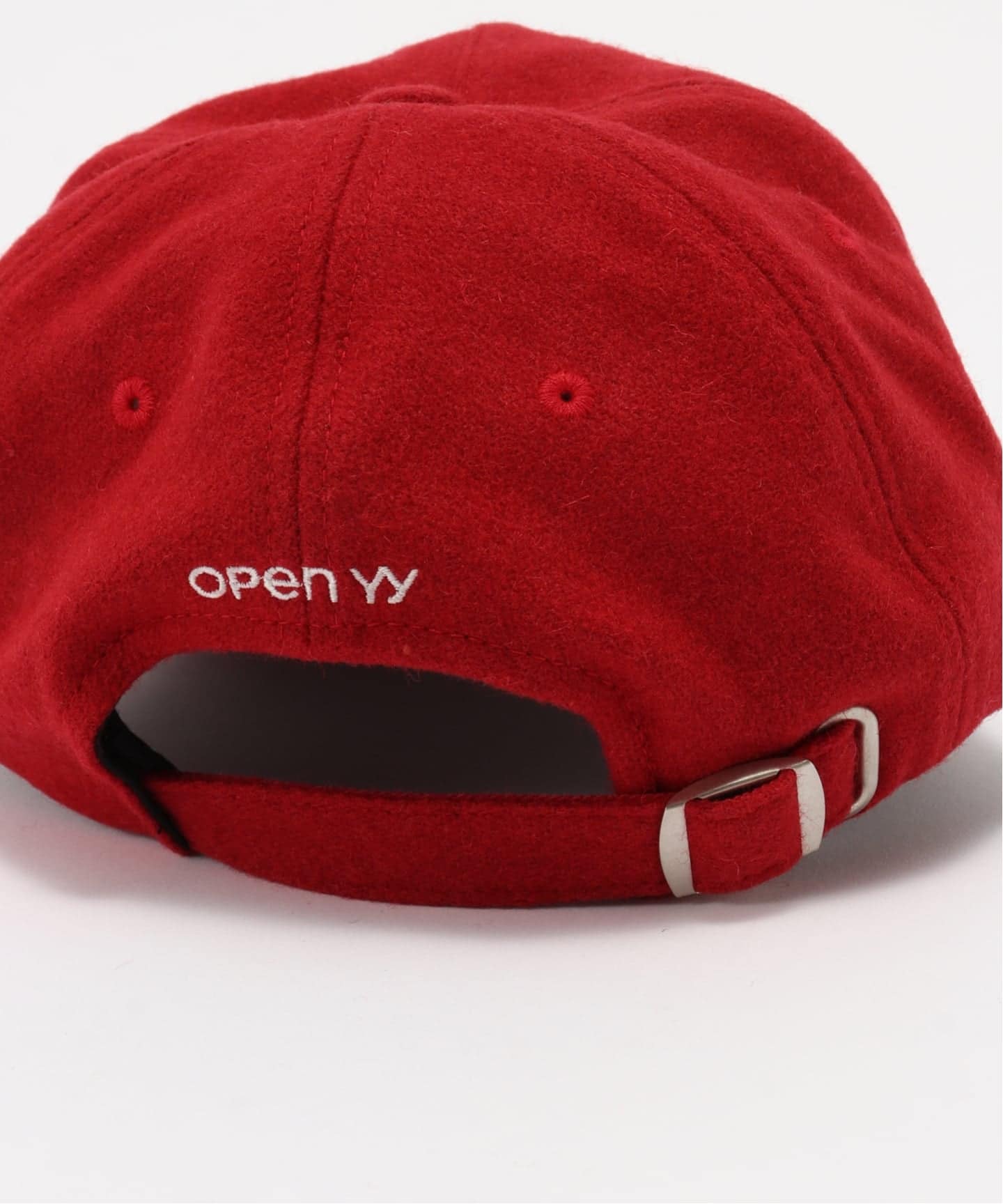 OPEN YY / オープン ワイワイ】 WovenYY WOOL HEART BONE BALL CAP(RED