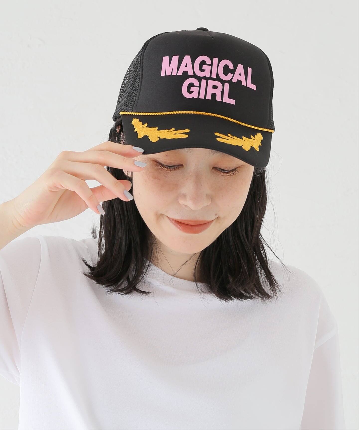 Ashley Williams】 BLACK EMBROIDERED TRUCKE（キャップ）｜Oriens