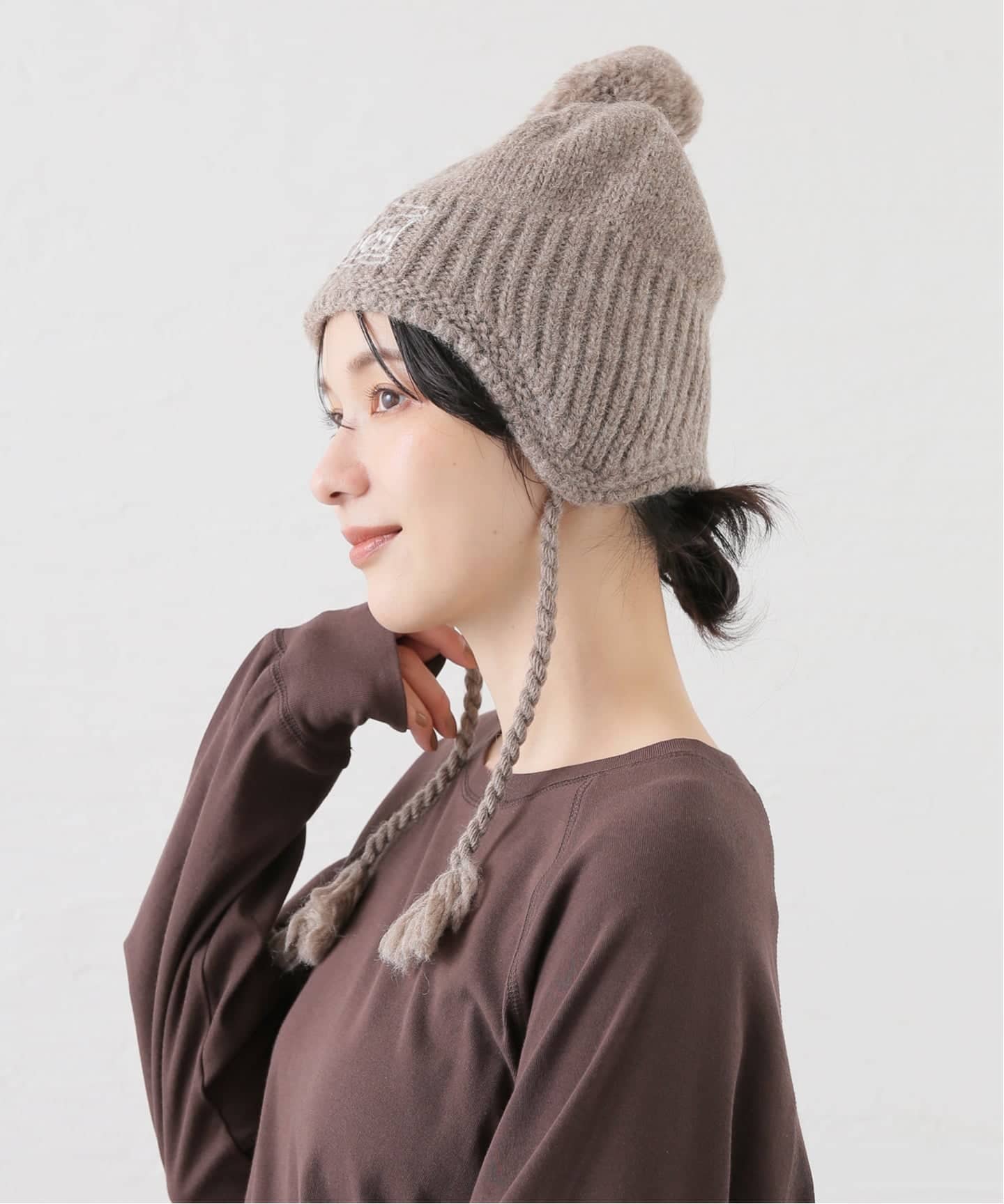 ARIES / アリーズ】 Chunky Knit Pom Pom Beanie（ニットキャップ
