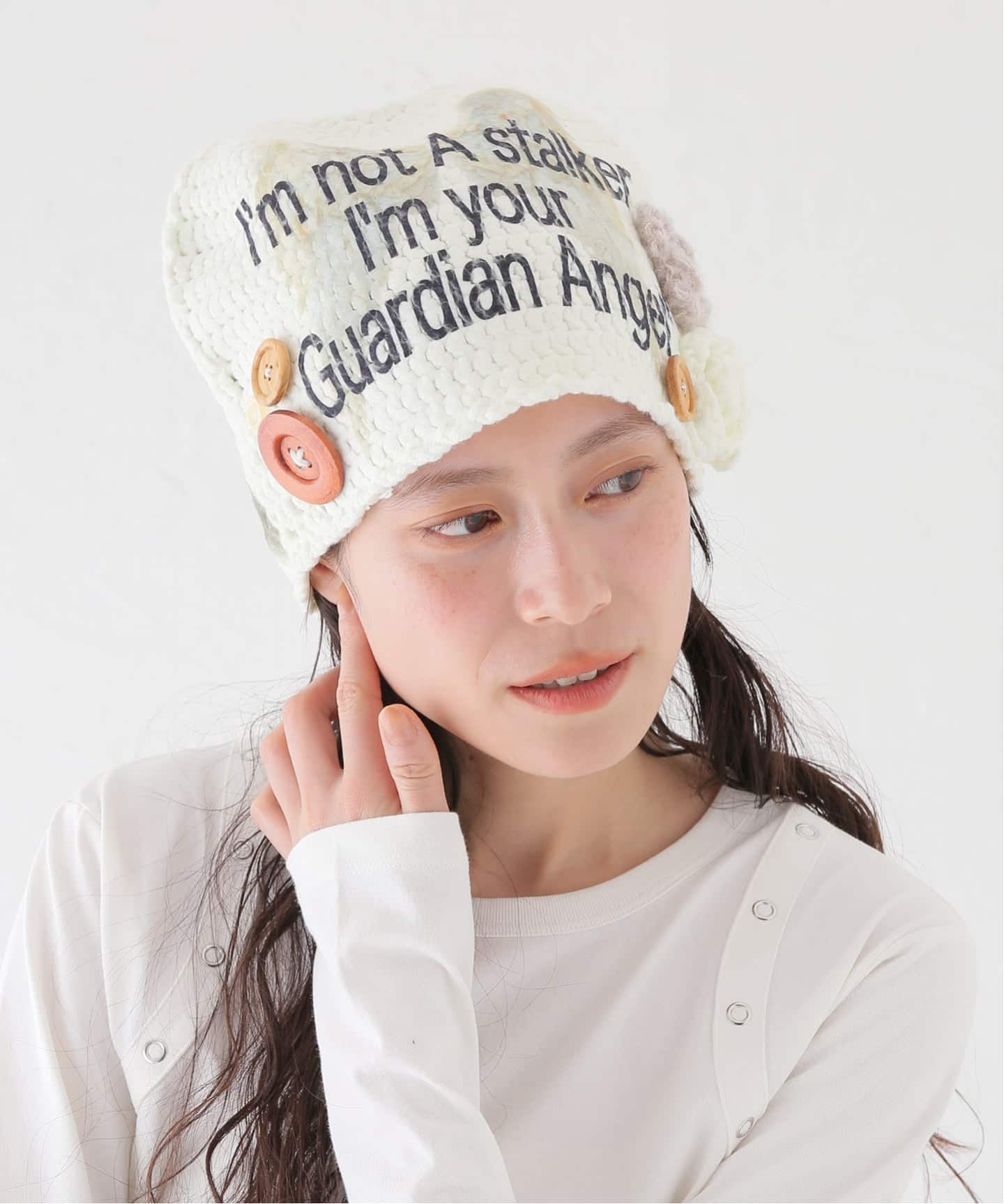 HOLECO/ホレコ】 Tabi crocheted beanie（STALKER）（ニットキャップ