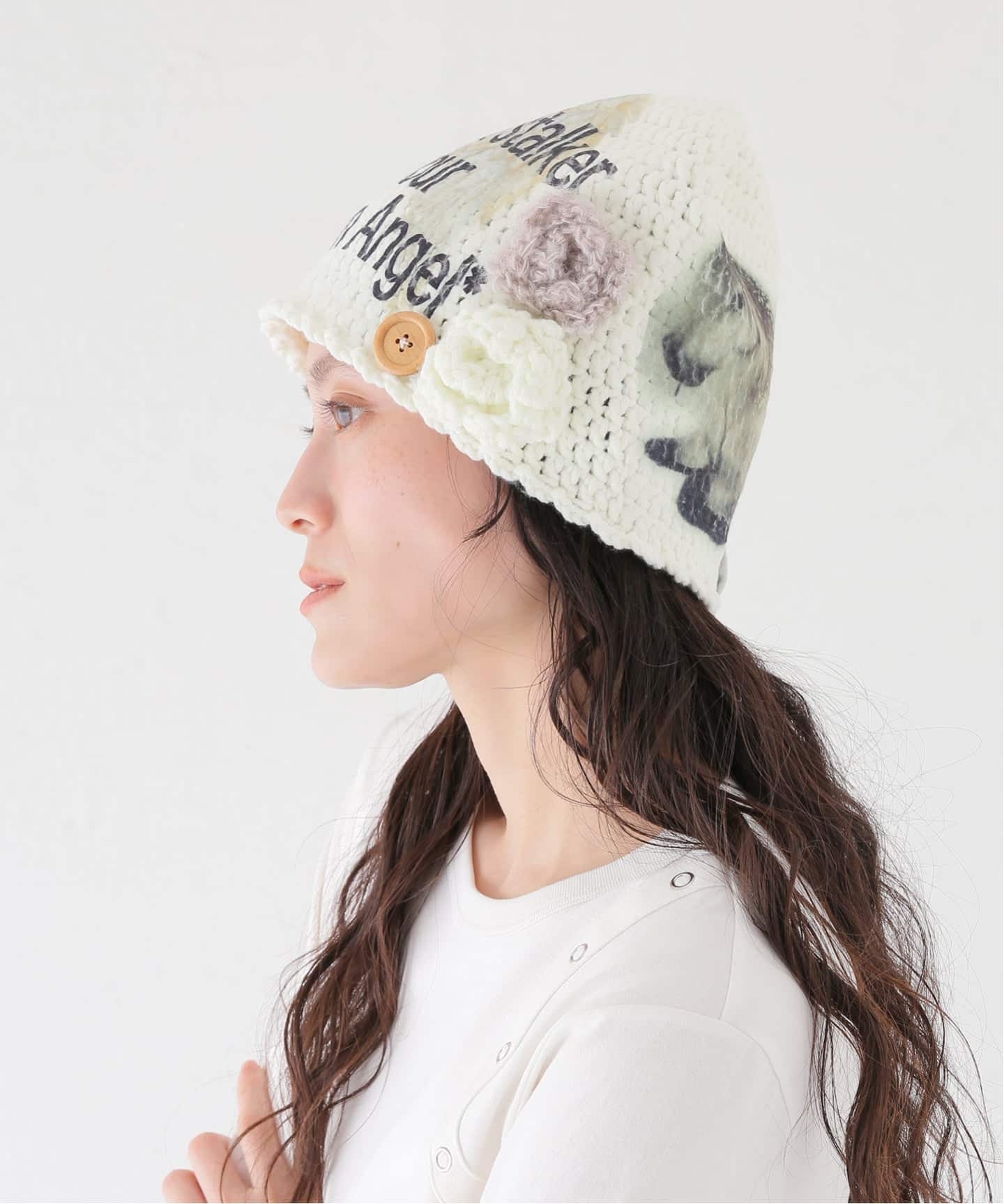 HOLECO/ホレコ】 Tabi crocheted beanie（STALKER）（ニットキャップ